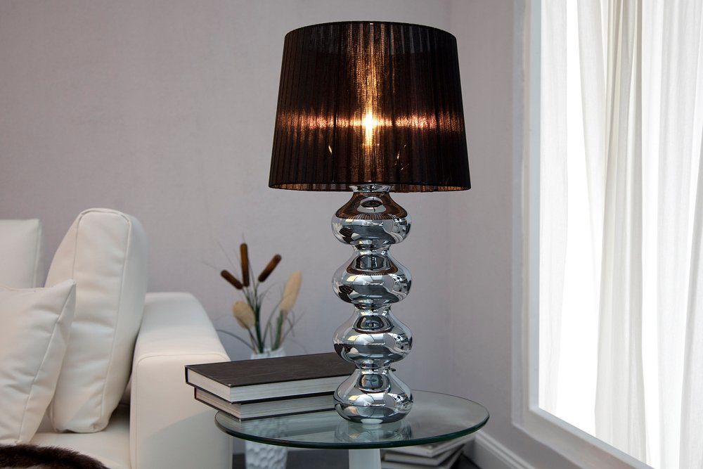 riess-ambiente Tischleuchte MIA 60cm silber / günstig online kaufen