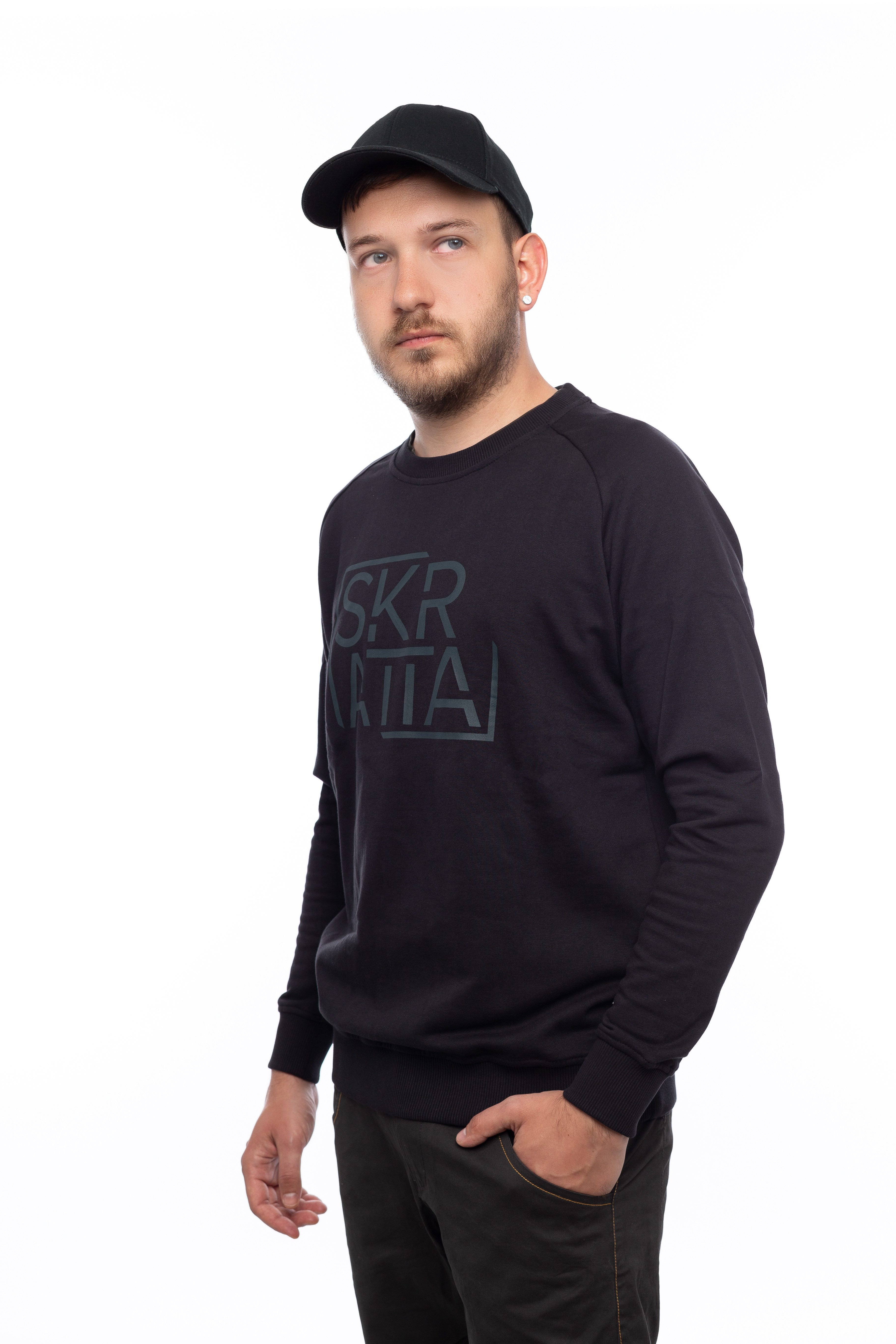 Skratta Rundhalspullover Herren Milo Baumwolle günstig online kaufen