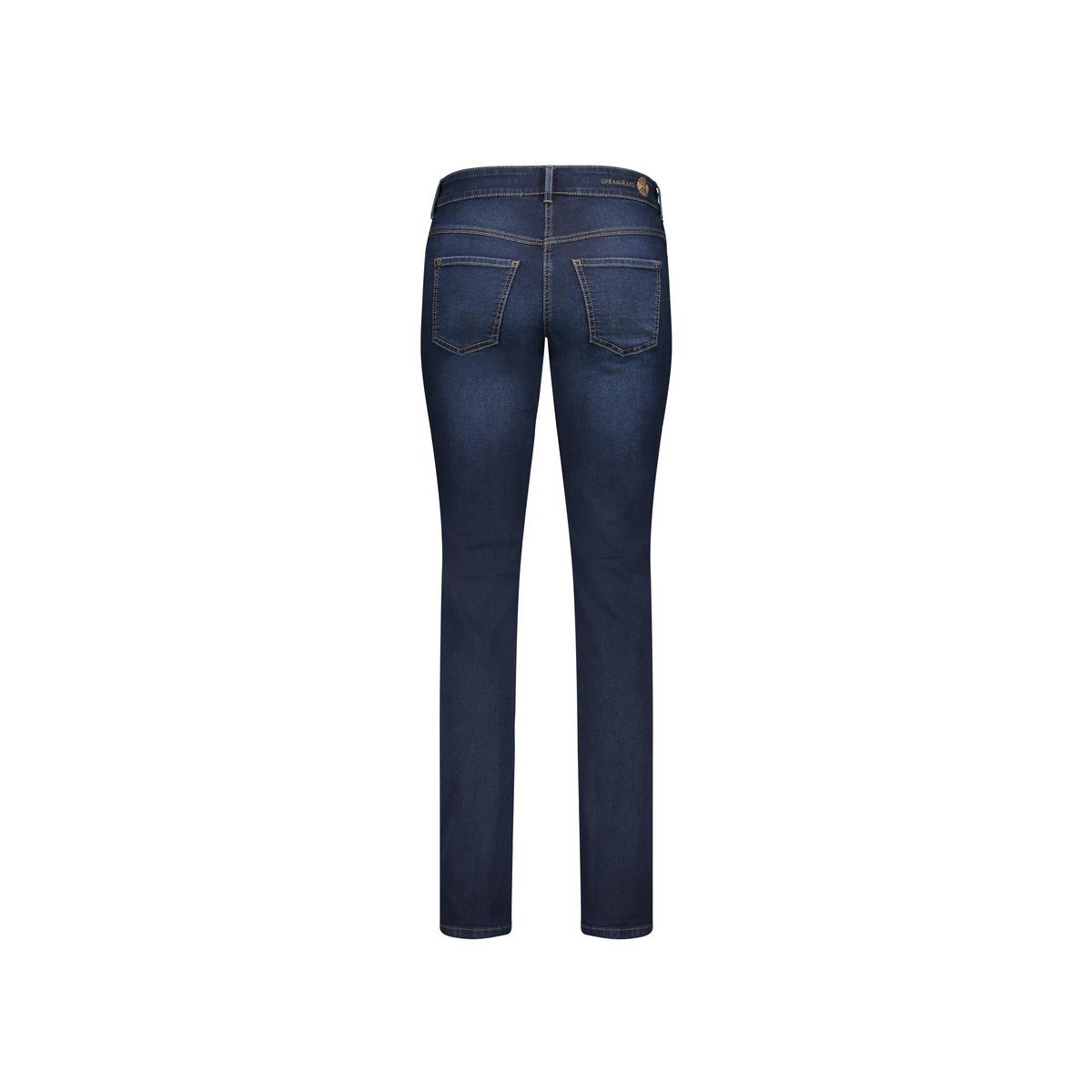 dunkel-blau 5-Pocket-Jeans MAC (1-tlg)