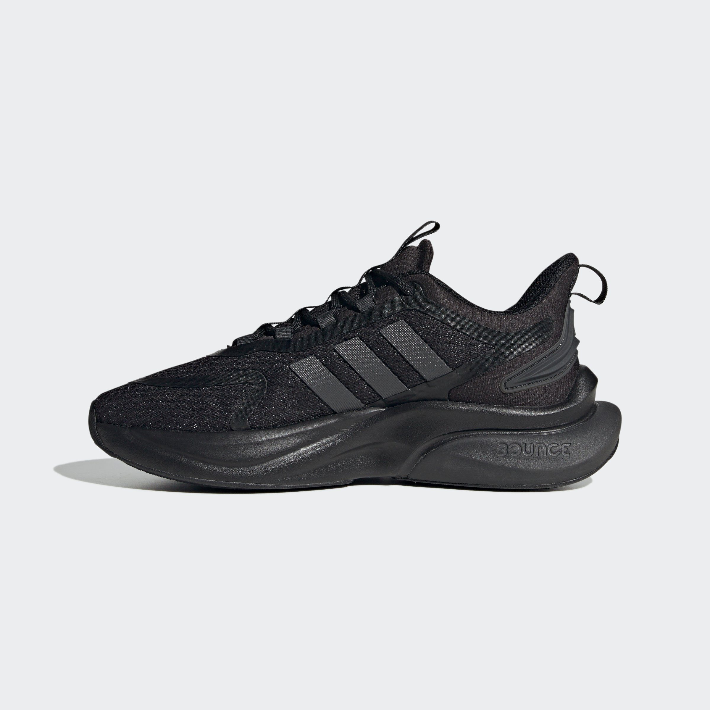 adidas Sportswear ALPHABOUNCE+ Black Core / Sneaker SUSTAINABLE / Carbon Metallic BOUNCE Gold
