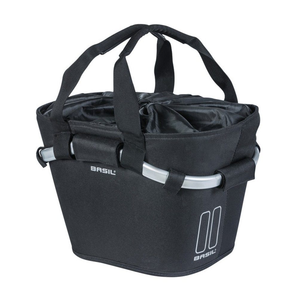 Basil Fahrradkorb City-Tasche ClassicCarryAll Front, abnehmbar oh Halt, 28x37x26cm