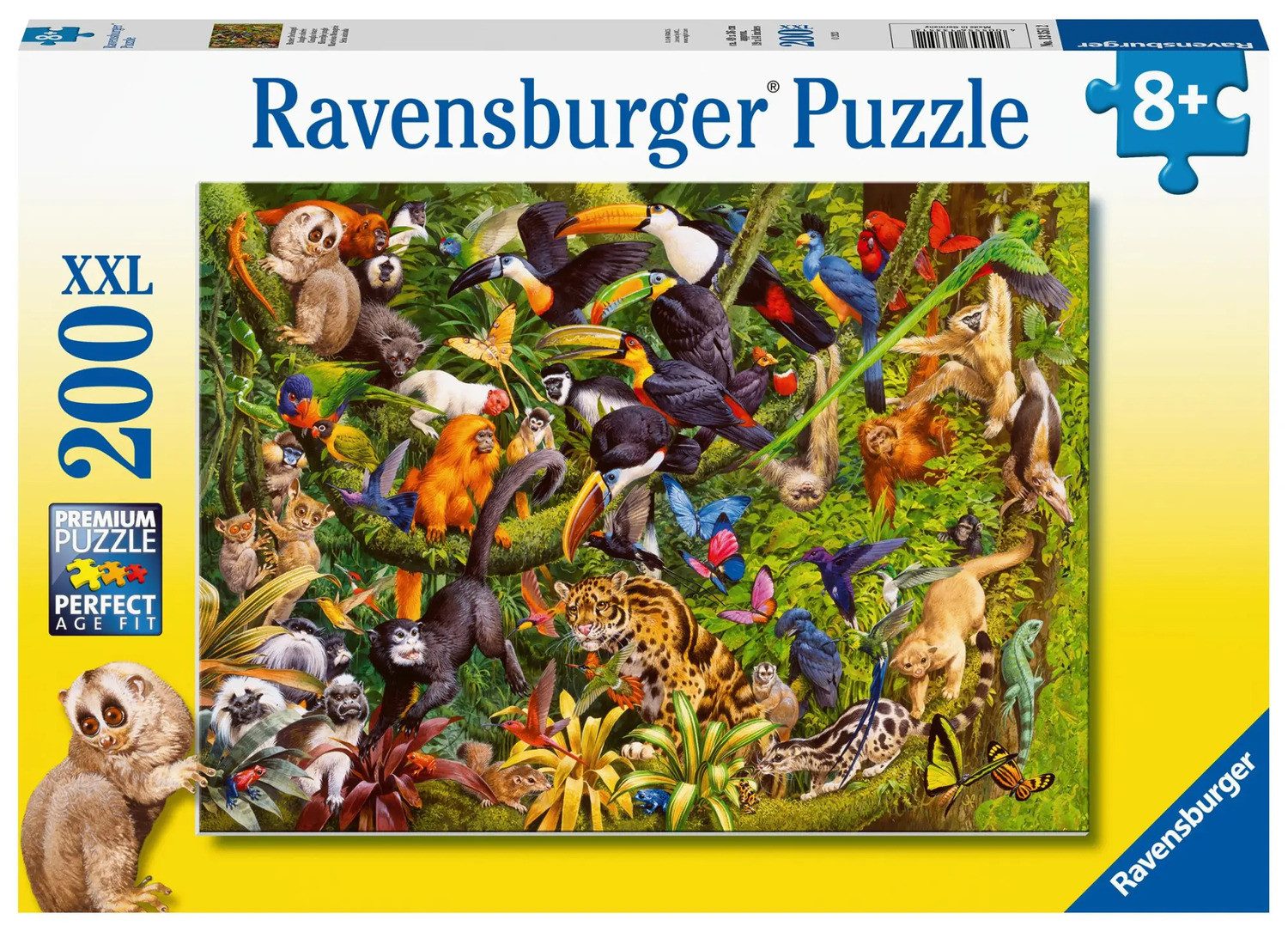 Ravensburger Puzzle Ravensburger Kinderpuzzle - 13351 Bunter Dschungel - 20 günstig online kaufen