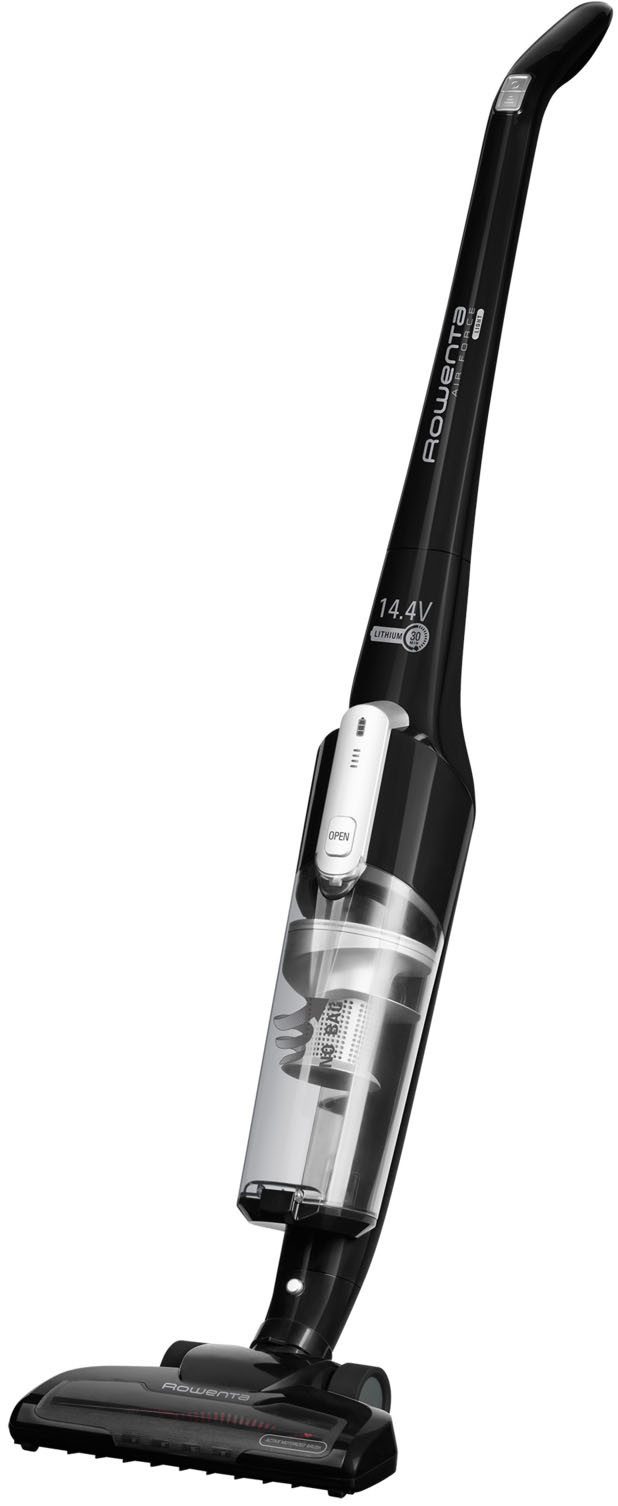 Rowenta Akku-Stielstaubsauger Air Force Light, kabellos, LED- Düse, beutellos Bodenstaubsauger, beutellos, 14,4 Volt Lithiumionen- Akku, leichtes und kompaktes Design, RH6545