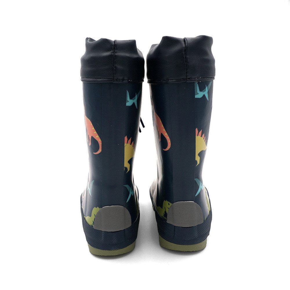 MAXIMO Gummistiefel allover Dino Reflekt 3M, Stulpe, Winterfutter Gummistiefel (2-tlg)
