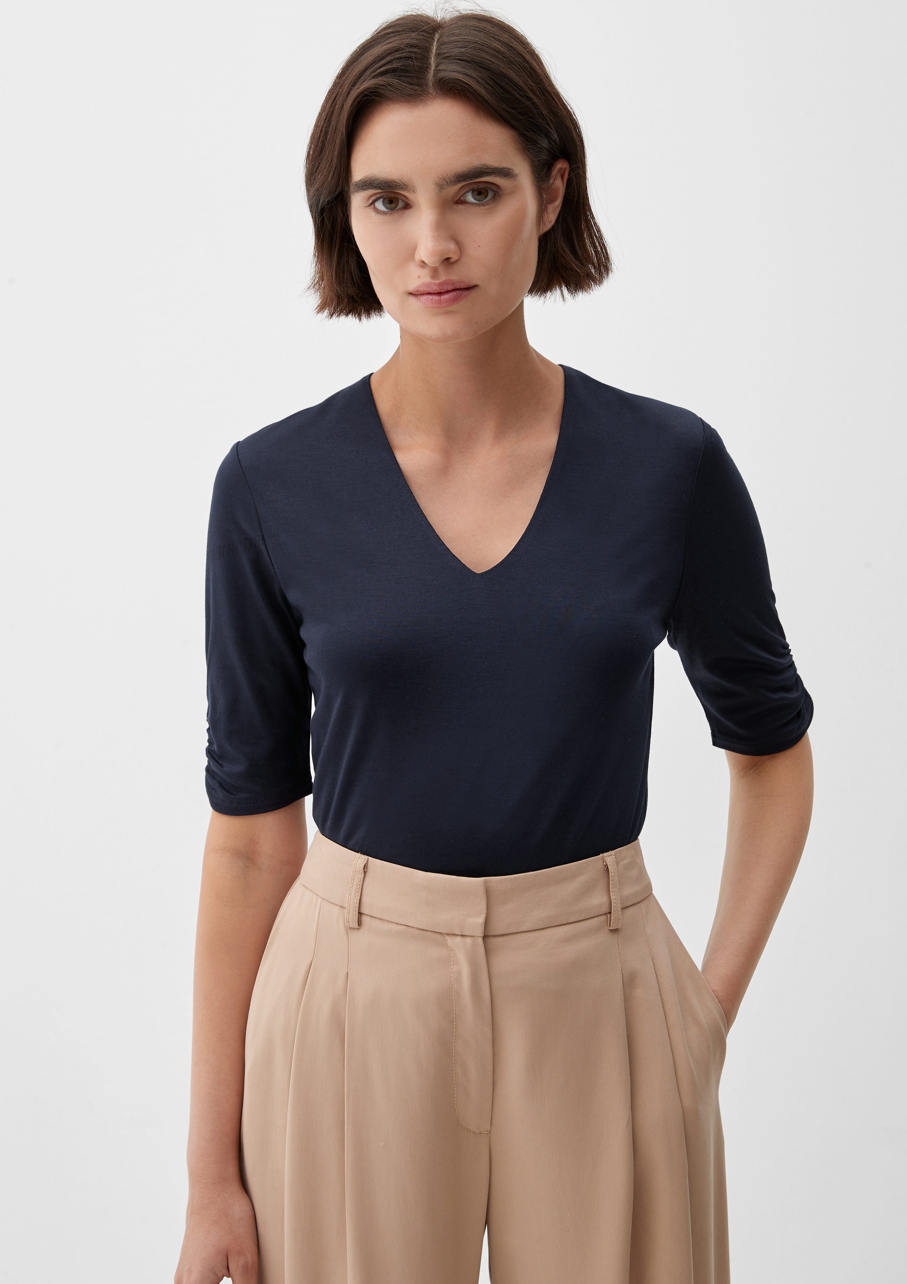 s.Oliver T-Shirt – elegantes Basic für günstig online kaufen