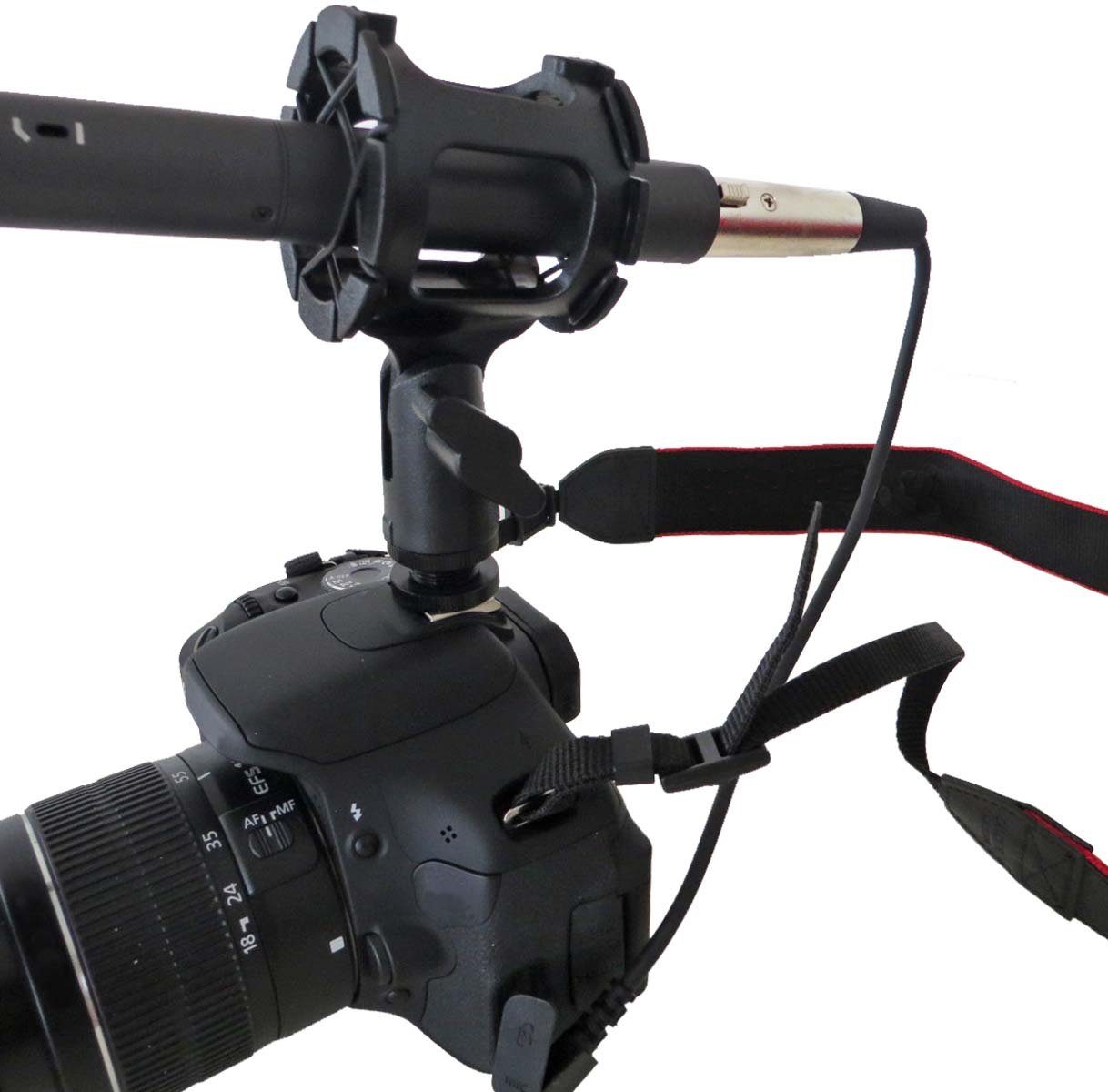 keepdrum keepdrum MC-025XJ Audio-Kabel 0,3m XLR- TRS 3,5mm Audio-Adapter 3,5-mm-Klinke zu XLR-F, 30 cm, Ideal zur Verbindung von Richtmikrofon und Kamera