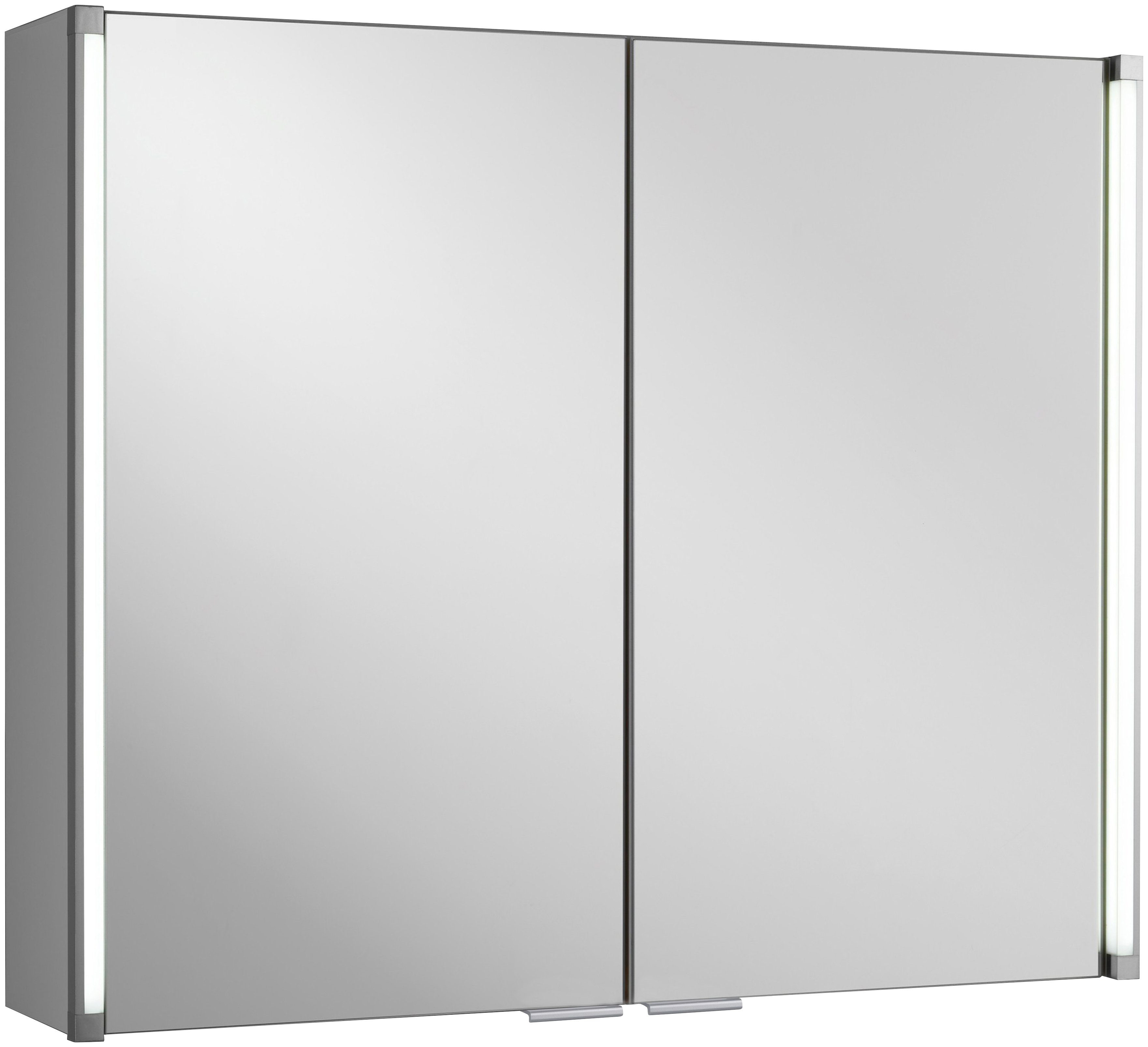 81 cm Breite FACKELMANN Badmöbel Spiegelschrank LED-LINE