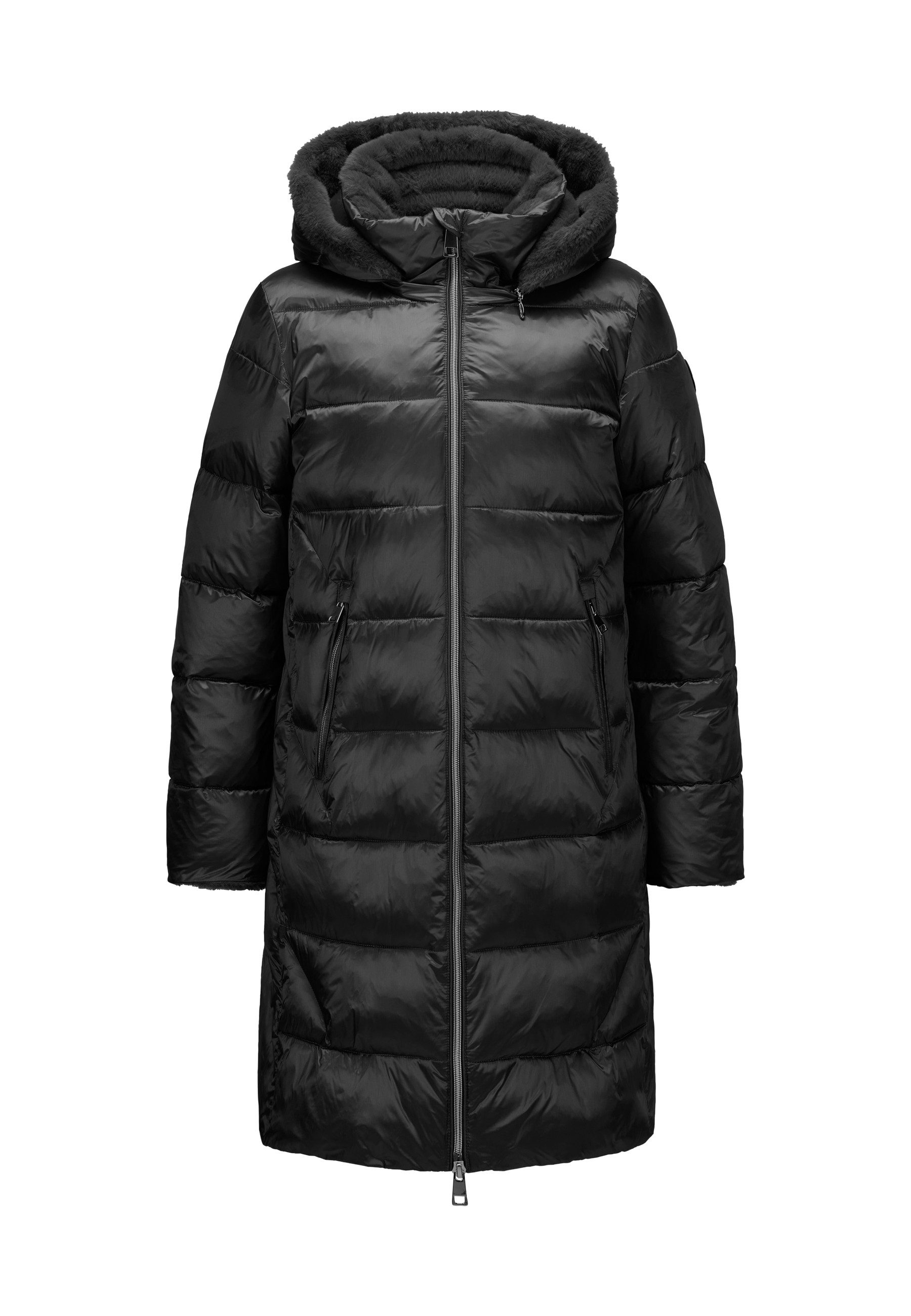 Milestone Steppmantel MSMiranda Damen Steppjacke Lang Mantel gesteppt normale Passform