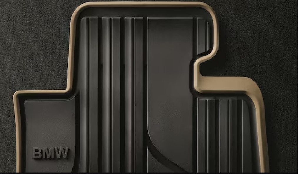 BMW Auto-Fußmatte BMW Allwettermatten Fußmatten Gummimatten 2er F45 Hinten (1 St)