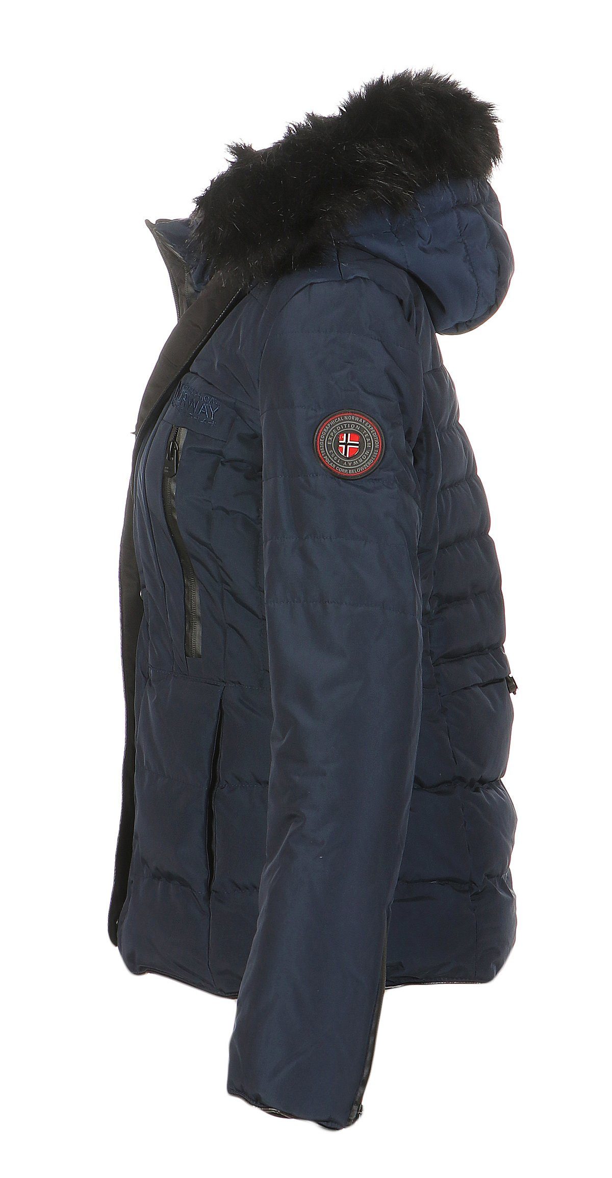 Geographical Norway Winterjacke Outdoor Damen Jacke Slim-Fit in Unifarbe, m günstig online kaufen