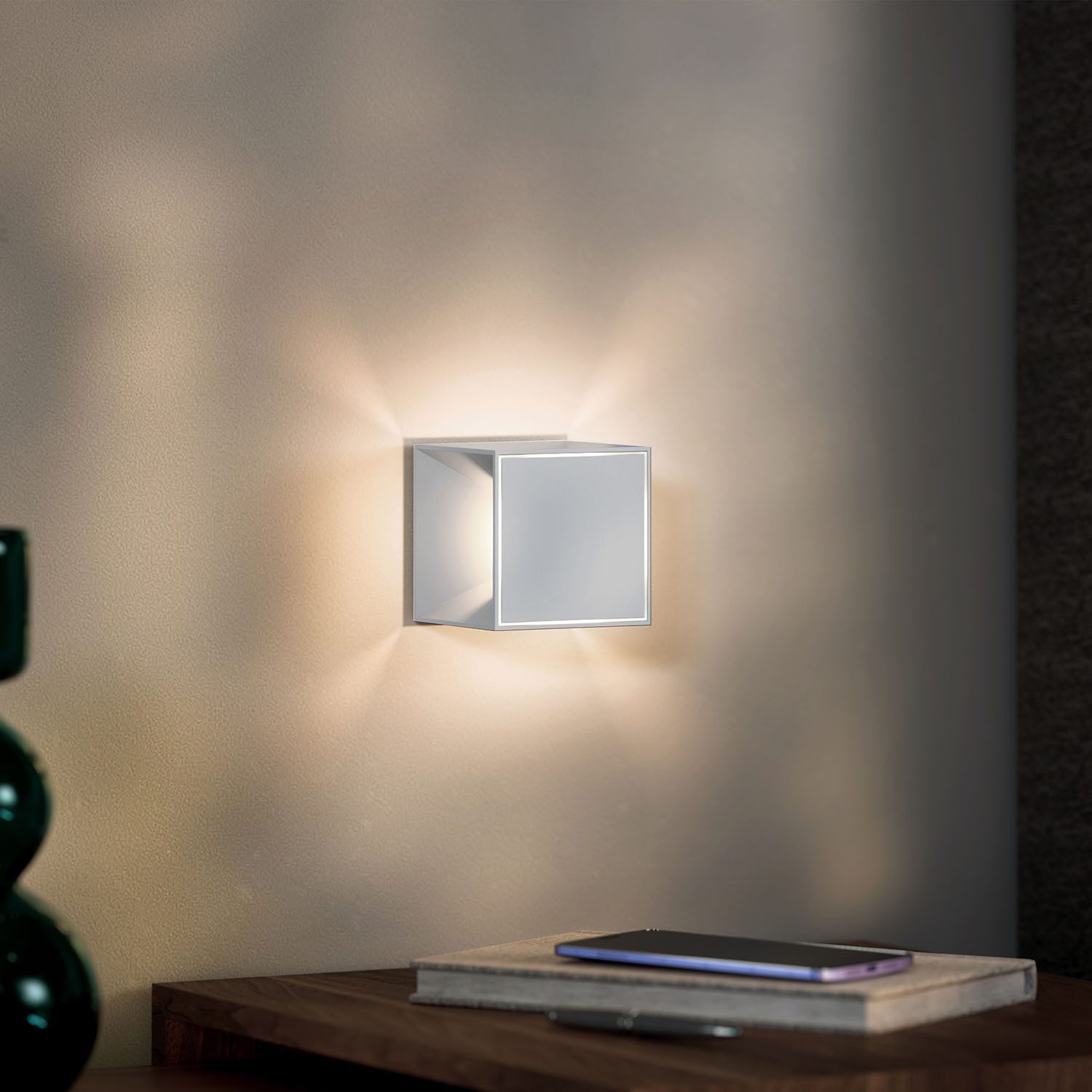 SIGOR LED Tischleuchte Akku-Tischleuchte mini, Dimmbar, LED fest integriert, Warmweiß
