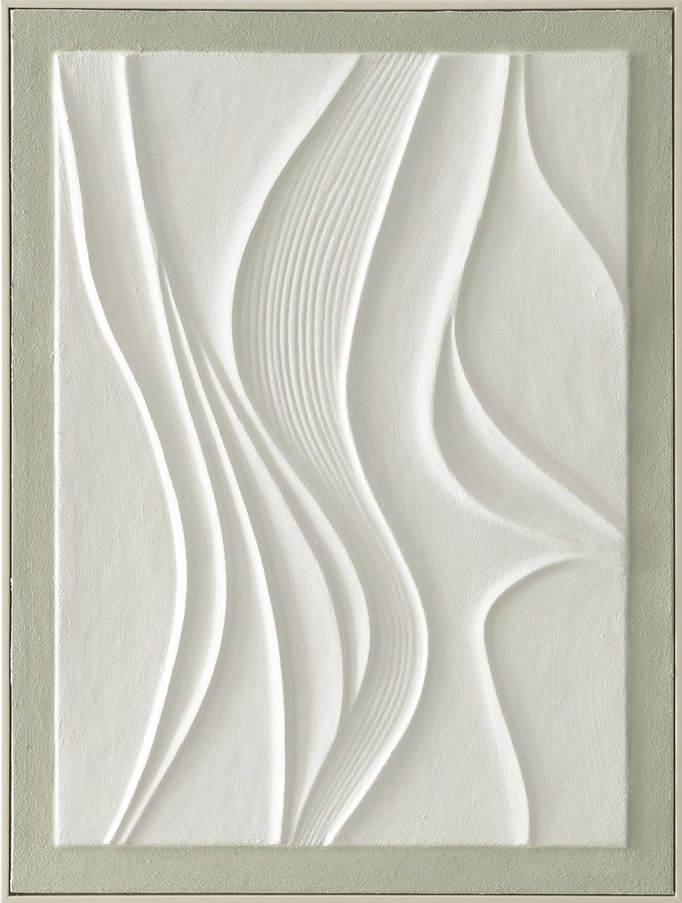 ArtUniverse Gemälde ArtUniverse Leinwandbild Curling Waves II 75 x 100 cm, Abstrakt