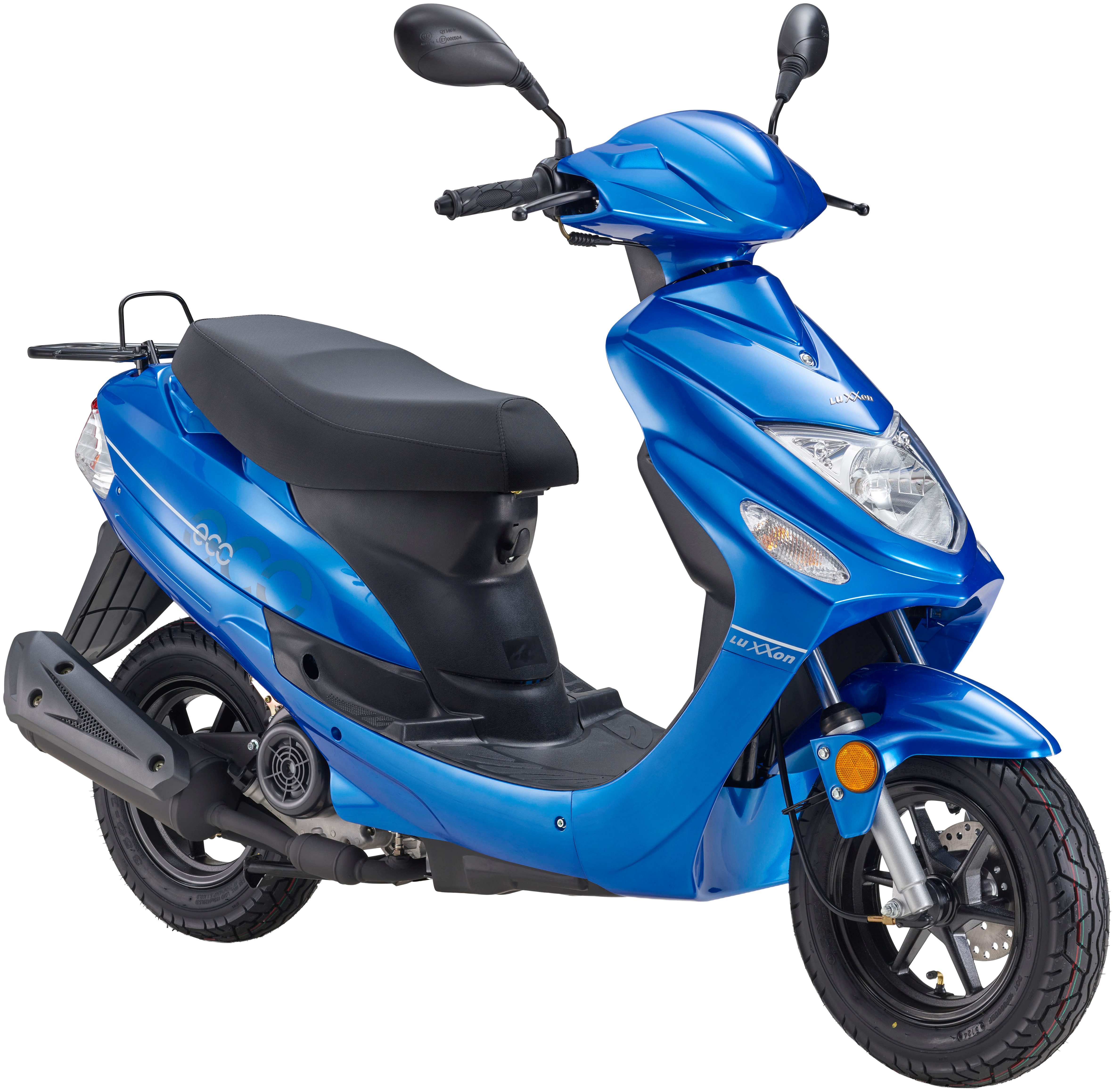 Luxxon Motorroller ECO (45km/h), 50 ccm, City-Roller, EFI, 50 ccm, 45 km/h, Euro 5, (Staufach, Roller, Scooter, Benzin), Euro 5, Kraftstoffeinspritzung (EFI), Lenkerschloss, Cityroller, 3 PS