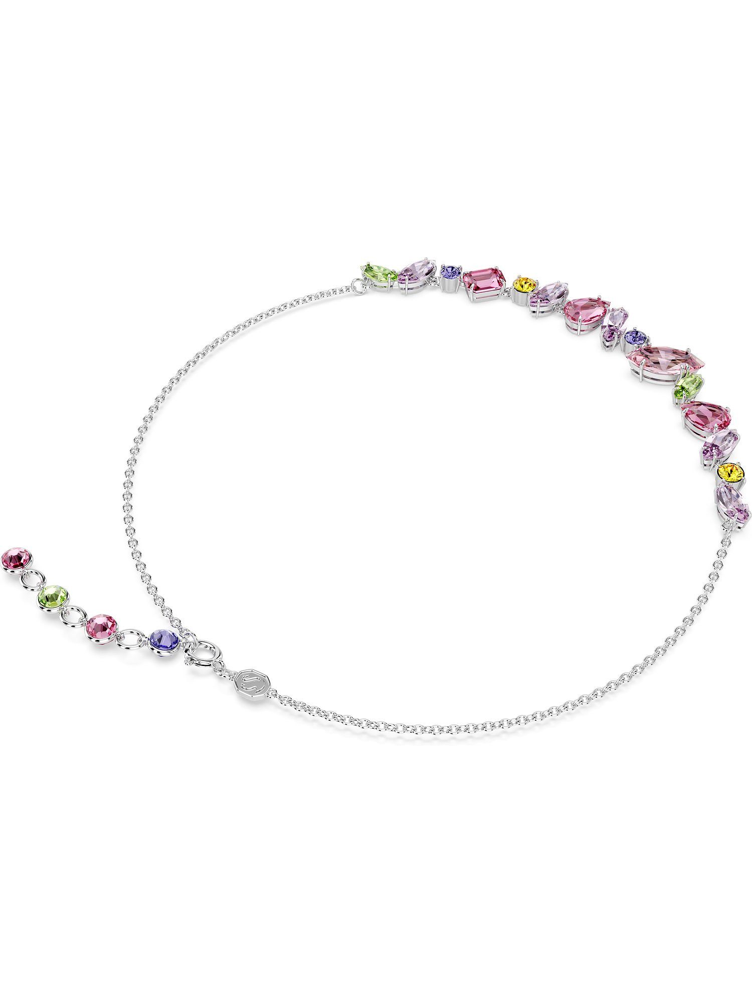 Swarovski Collier Swarovski Damen-Kette Metall Swarovski-Kristall