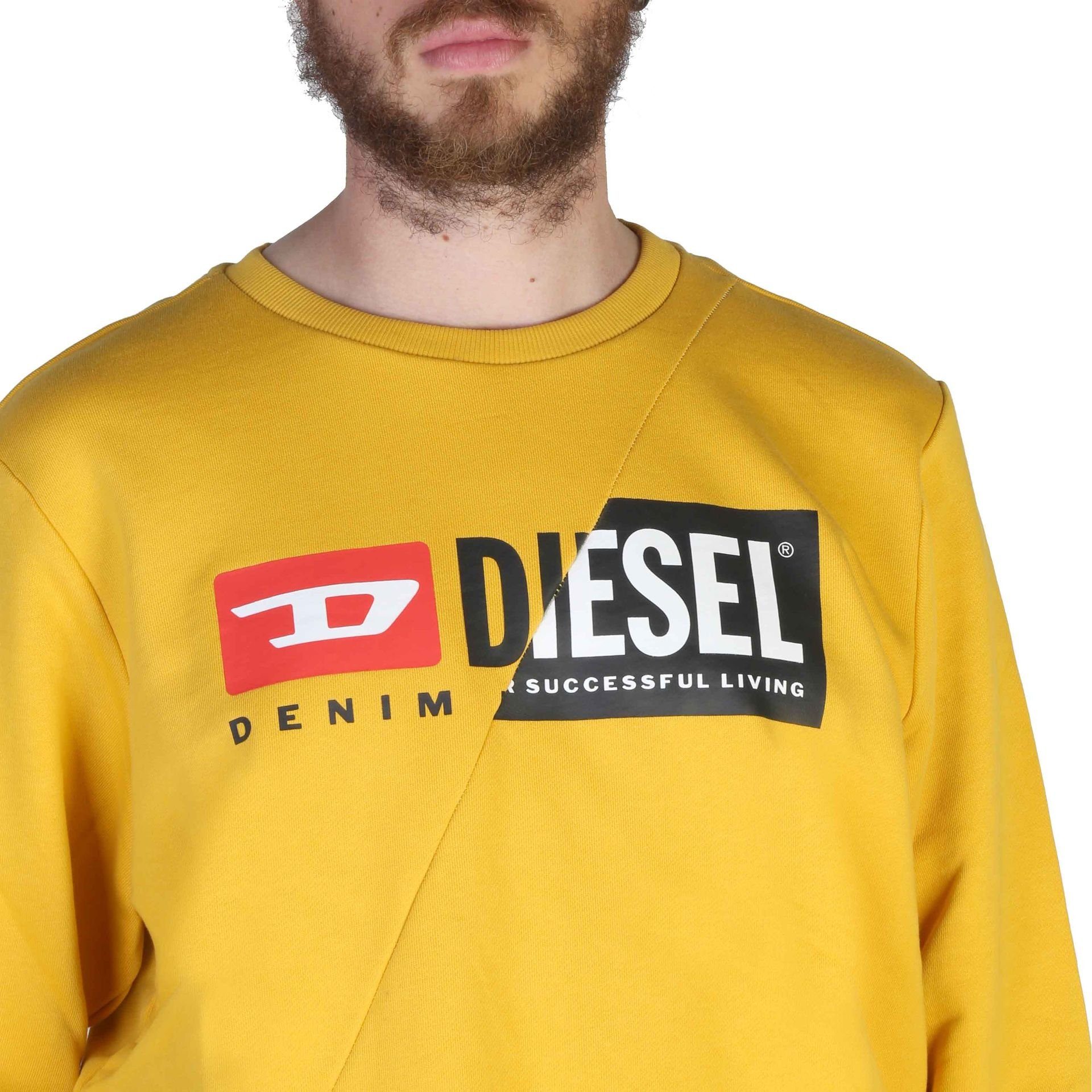 Diesel Sweatshirt Ihr Diesel Frühjahr/Sommer Gelb wartet! neues Herren Sweatshirt Komfort Stil und Diesel Kollektion, - Sweatshirt