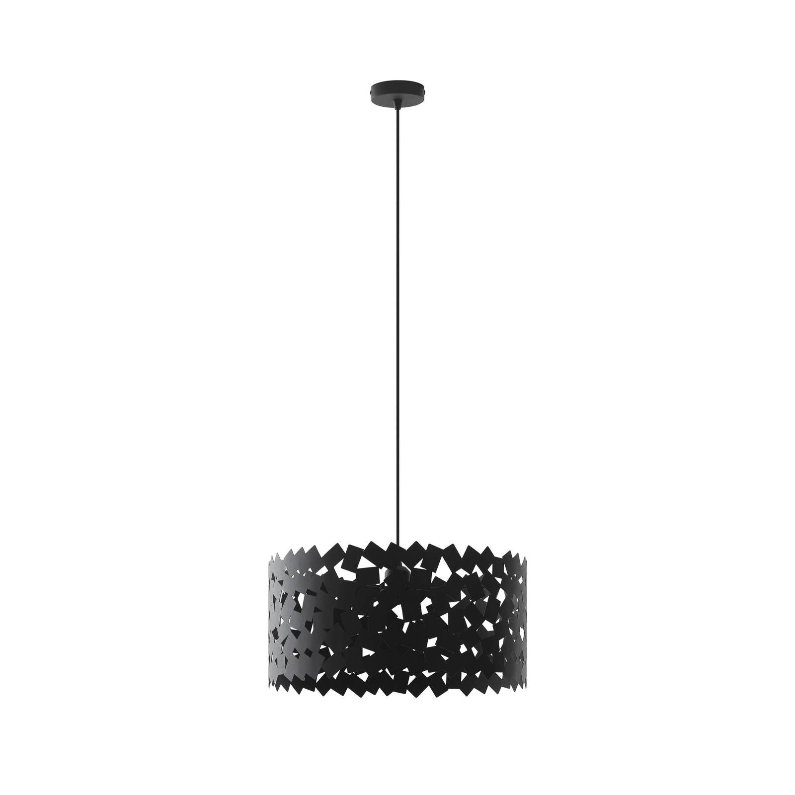 Lucande Hängeleuchte Aeloria, Metall, Schwarz IP20, 1 x 15 W LED