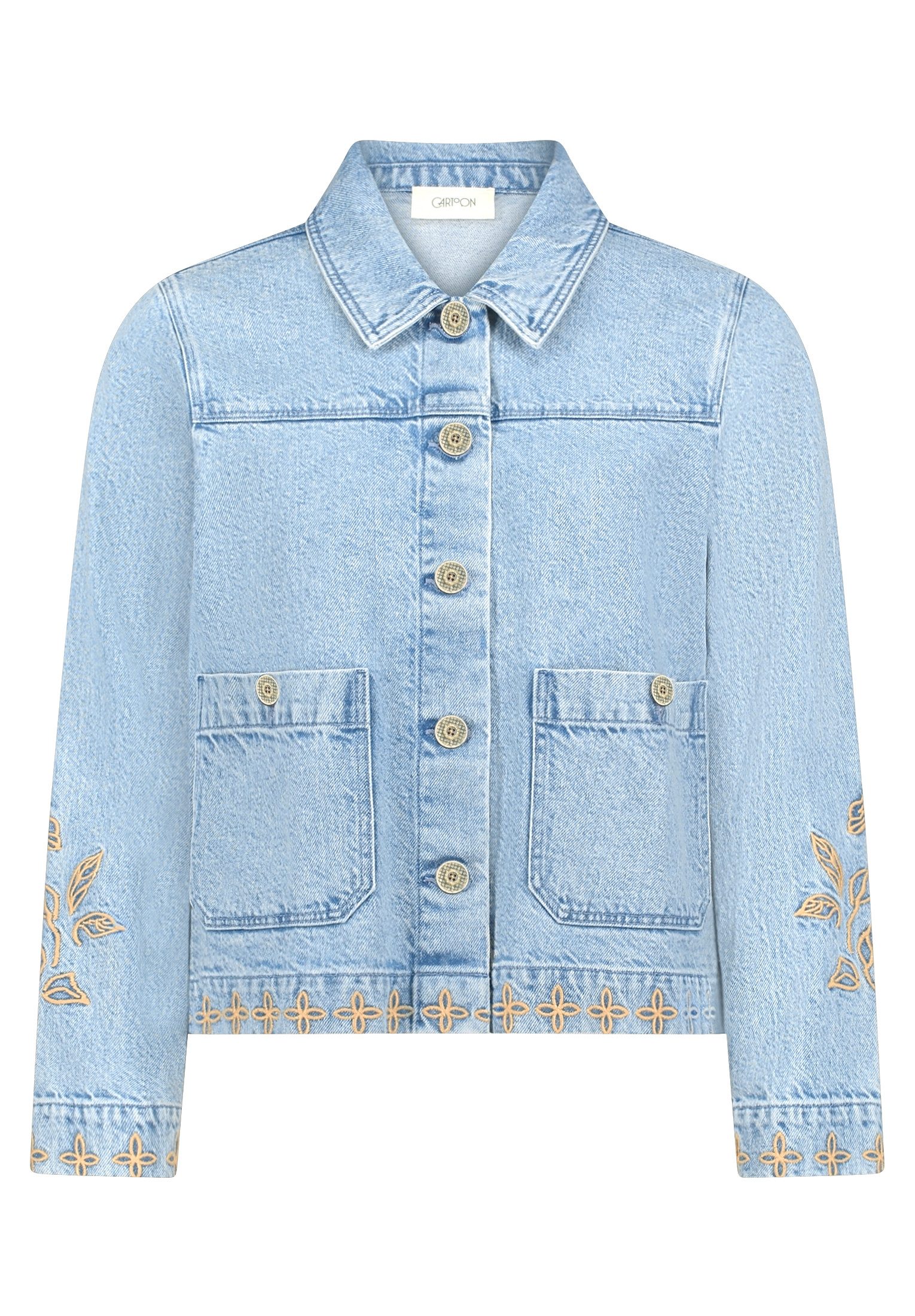 Cartoon Jackenblazer Damen mit Stickerei