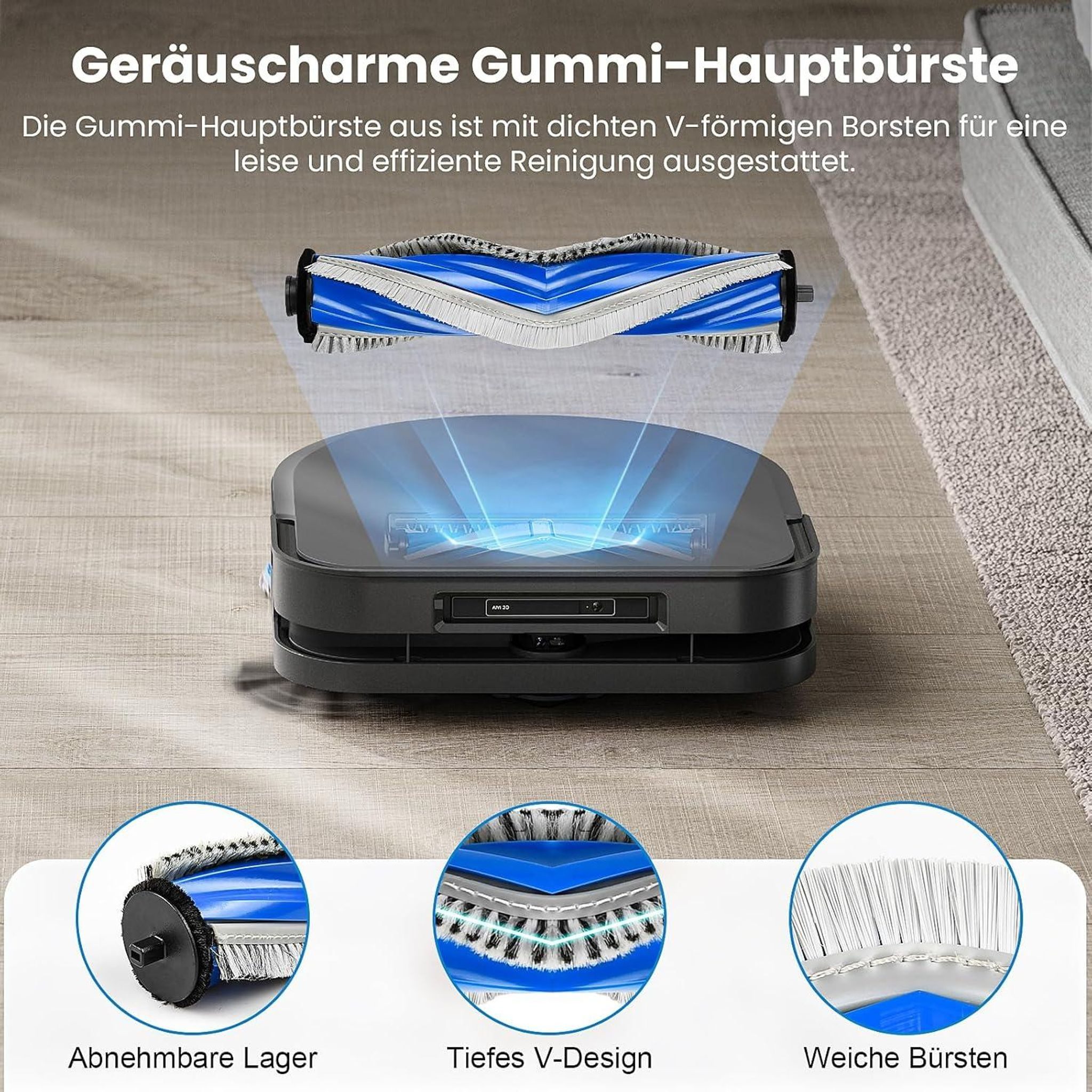 FELIXLEO Saugroboter Zubehör-Set 33 Stk Zubehör Set für ECOVACS DEEBOT X5 Omni X5 Pro Saugroboter Teile, (1-tlg)