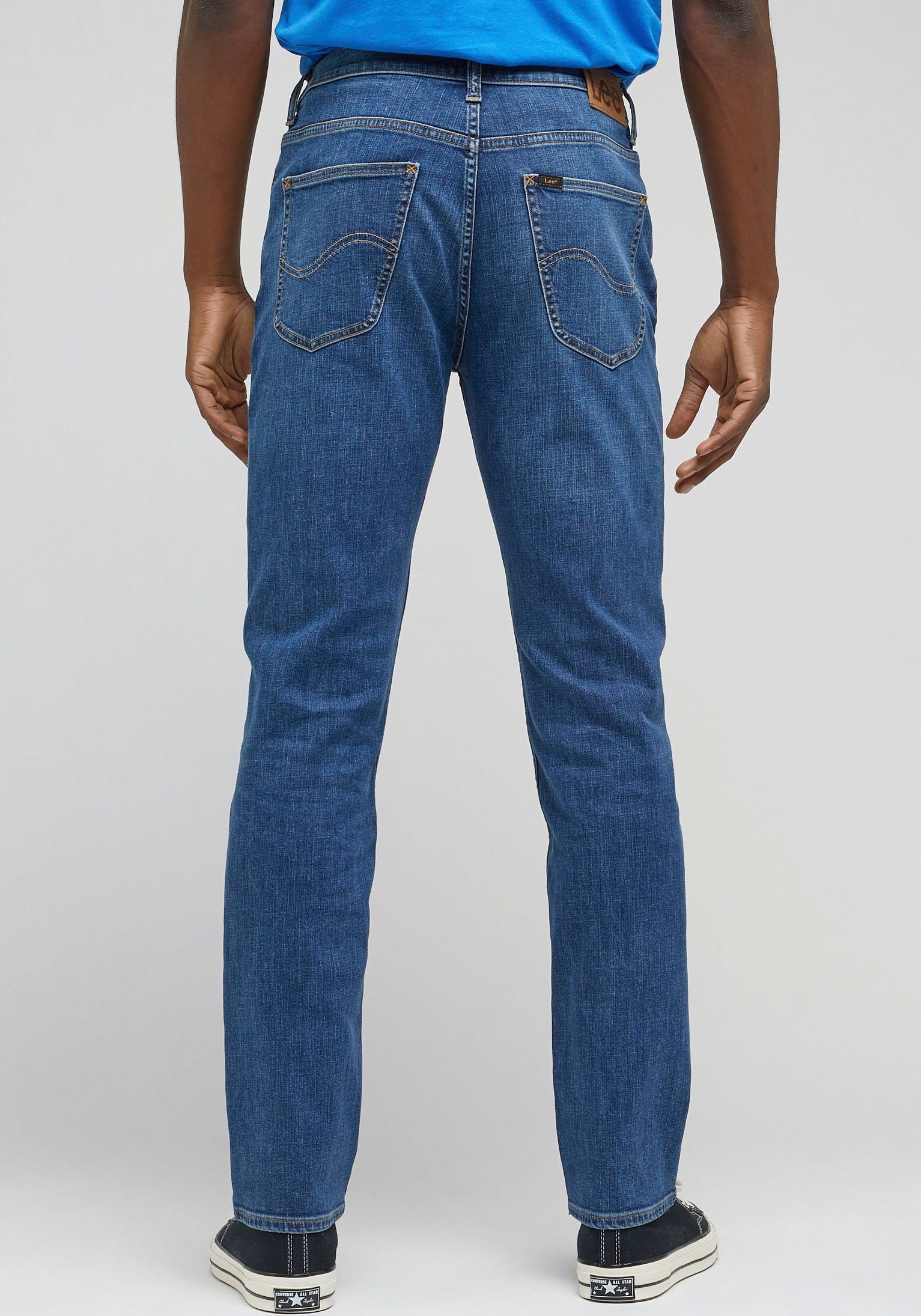 worn mid Lee® kahuna Straight-Jeans Brooklyn