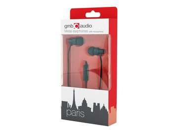 Gembird GEMBIRD Metallkopfhörer mit Mikro "Paris" schwarz Headset