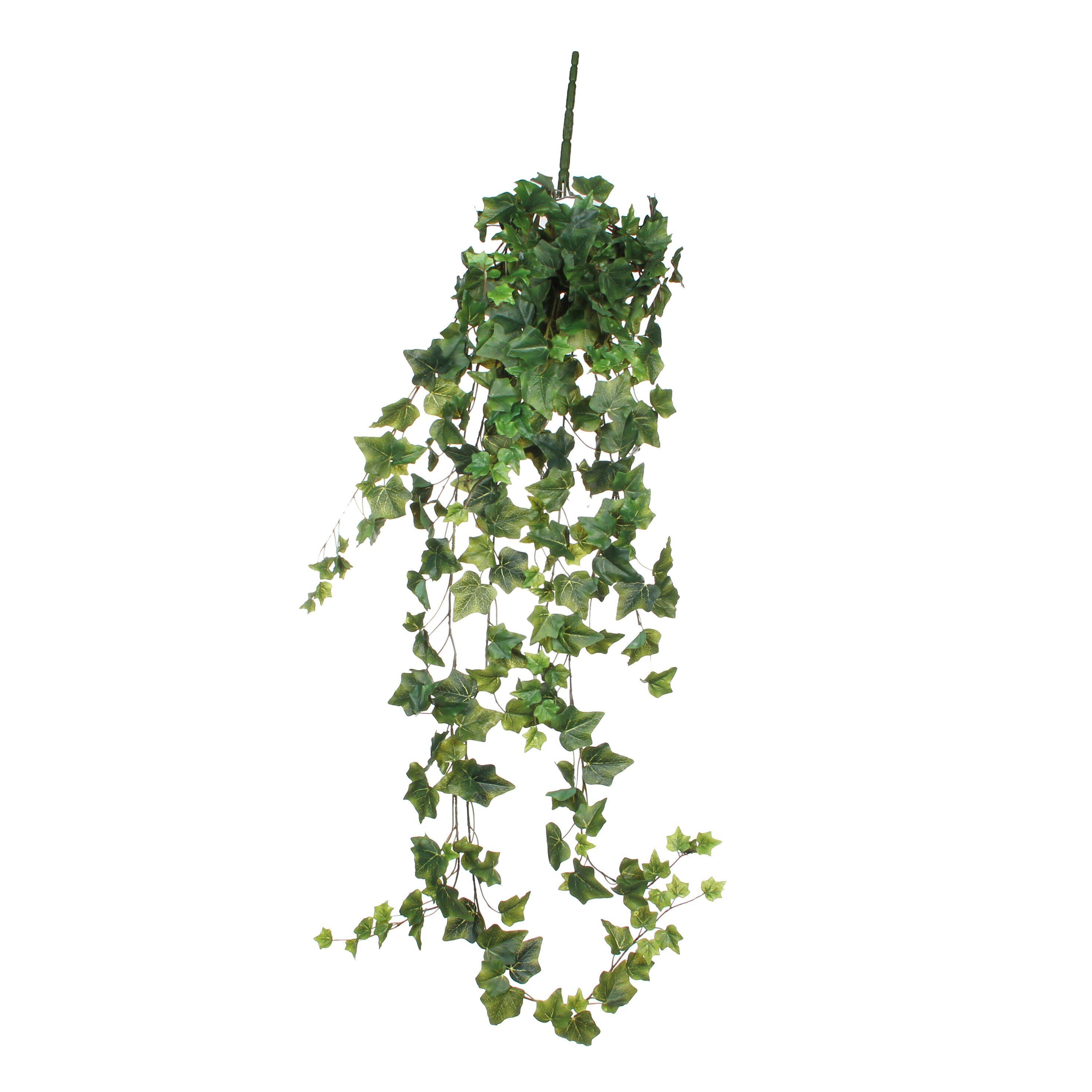 Kunstpflanze Mica Decorations Efeu haengend gruen - l129xb30xh20cm, Mica Decorations, Höhe 129 cm