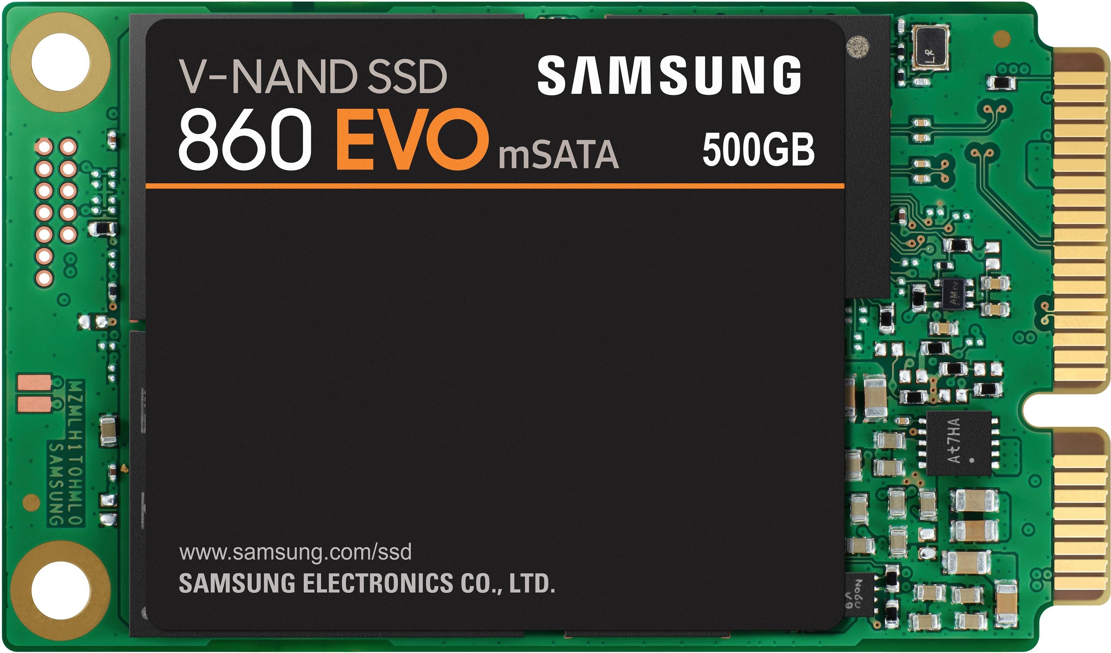 Samsung 860 Evo mSATA III SSD interne SSD (500 GB) 2,5"