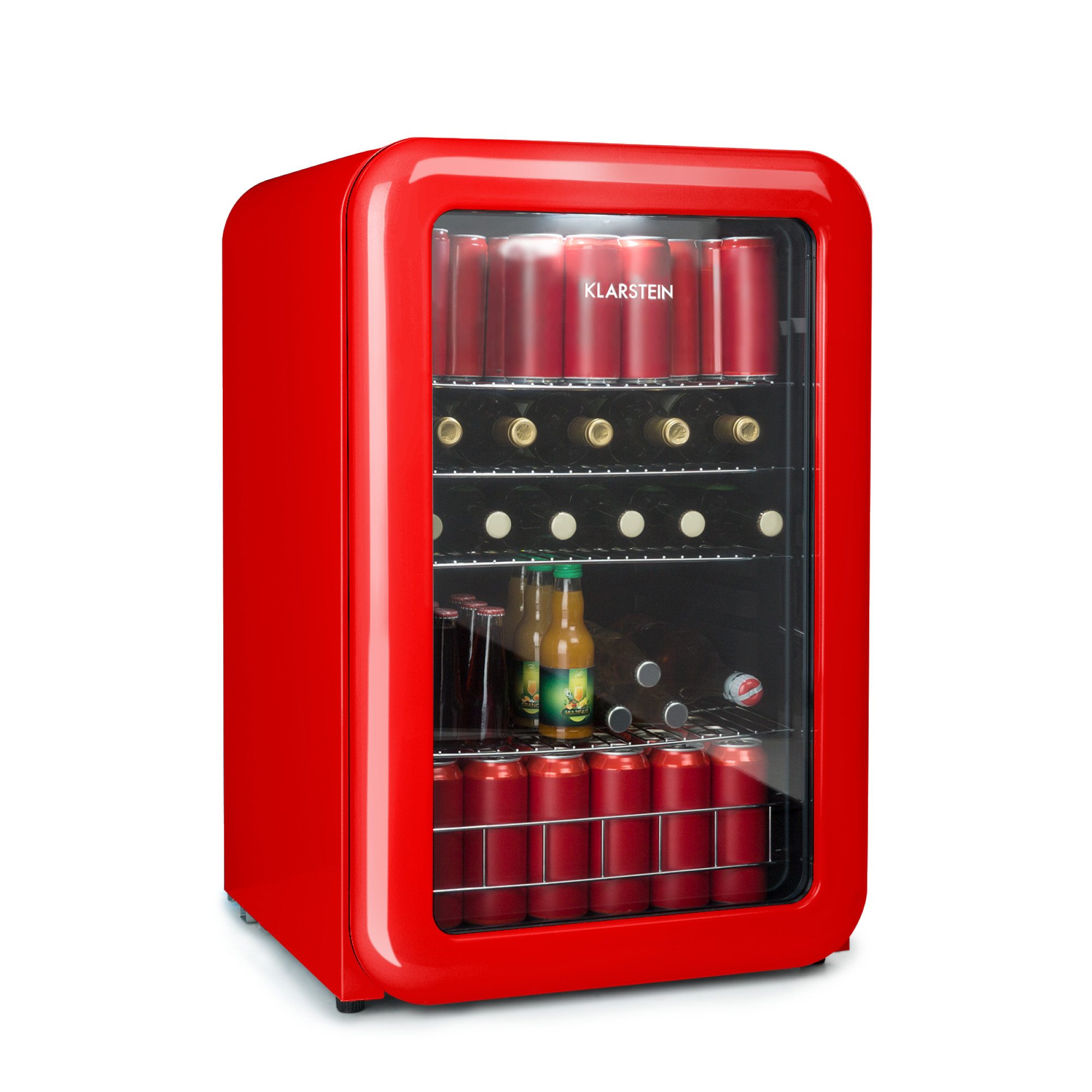 Klarstein Table Top Kühlschrank 10046070, 83.5 cm hoch, 55 cm breit, Bier Hausbar Getränkekühlschrank Hotel Mini Fridge