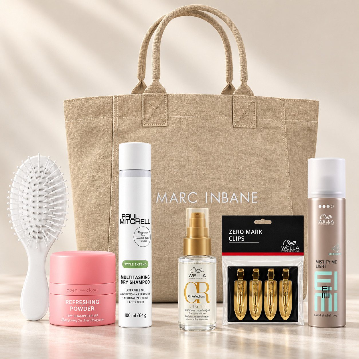 HairGecko Haarpflege-Set Oktoberfest Beauty Essentials Set, 7-tlg., Styling & Pflege Set in einer exklusiven Tasche