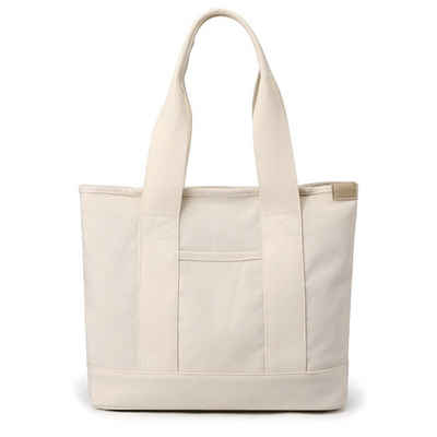 Einemgeld Schultertasche Damen Mittelgroß Handtasche Canvas Satchel Tote Bag Schultertasche