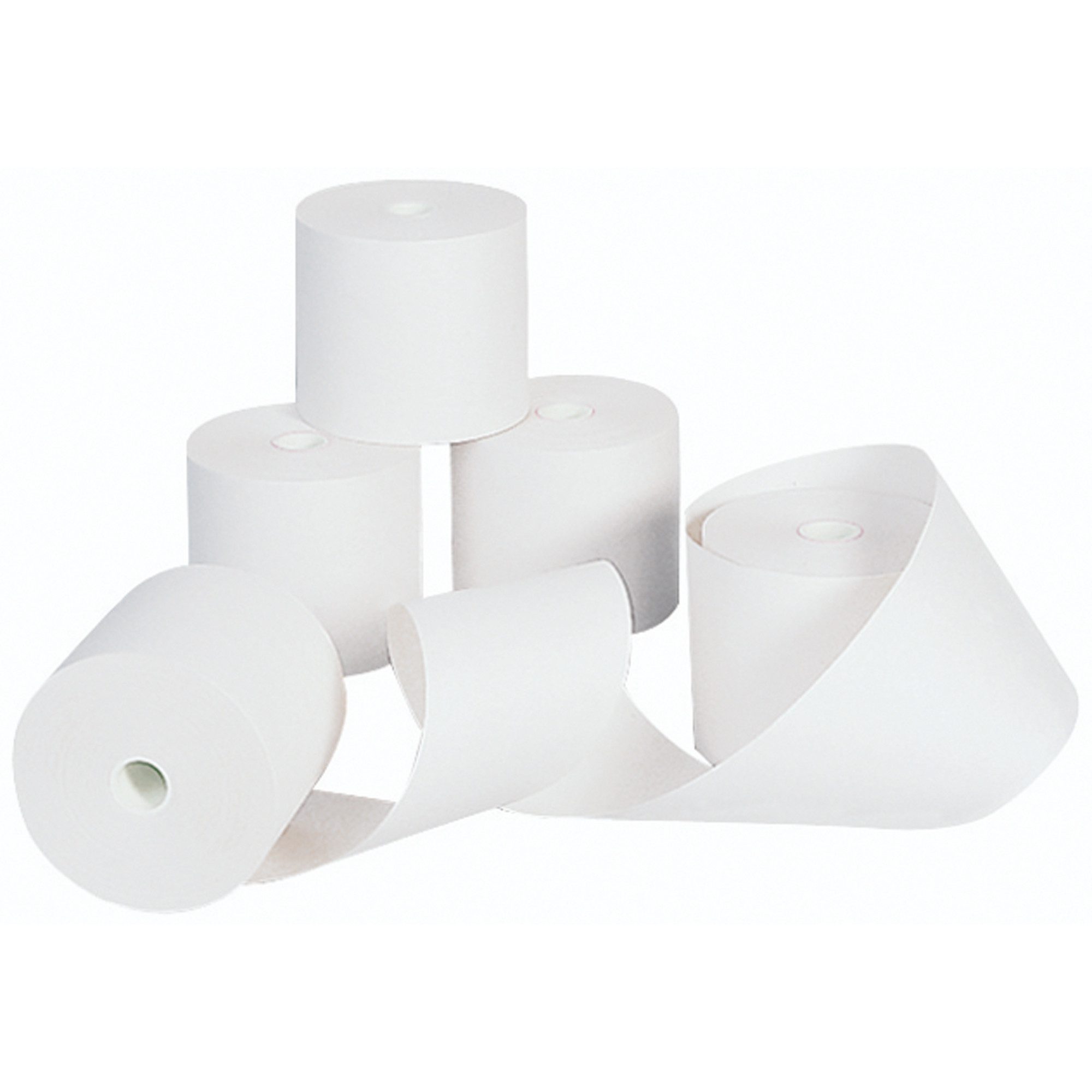 Soennecken Endlospapier Kassenrolle 4002 57mmx25m 12mm 2fach weiß 5 Stück