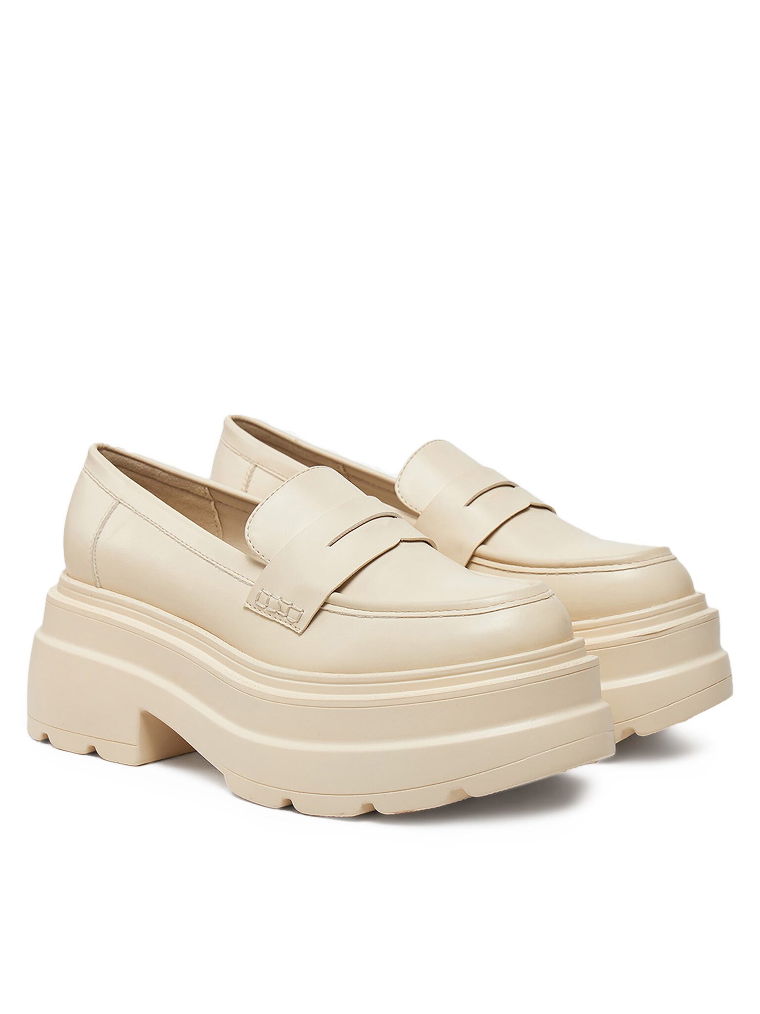 DeeZee Deezee Women's Loafers Beige ST0242613-1 Mokassin