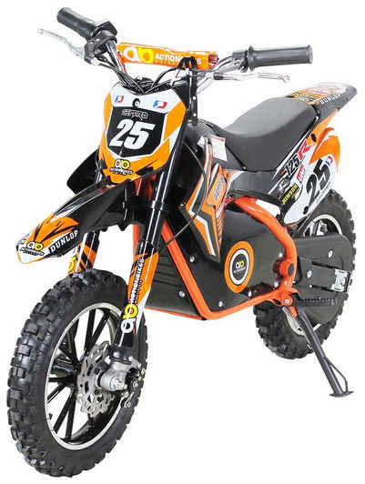 Actionbikes Motors Dirt-Bike »Gepard«, 3 Gang, 3 Geschwindigkeitsstufen, Starker 500 Watt Elektromotor, Bis 15 Km Reichweite