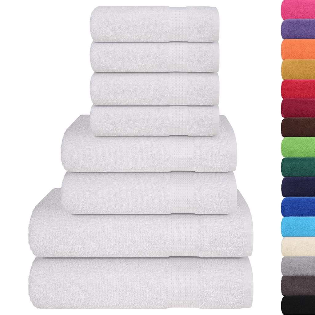vidaXL Badetücher 8-tlg. Handtuch-Set Weiß 360 günstig online kaufen