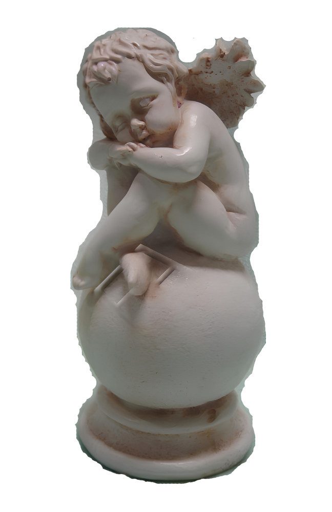 Xlmoebel Engelfigur Neue dekorative Statue Skulptur Engel Designfigur Dekoration Фигурки (Engel Material : Kunststoff 24 cm Höhe), Hergestellt in Europa