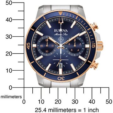 Bulova Chronograph Marine Star, 98B301, Armbanduhr, Quarzuhr, Herrenuhr