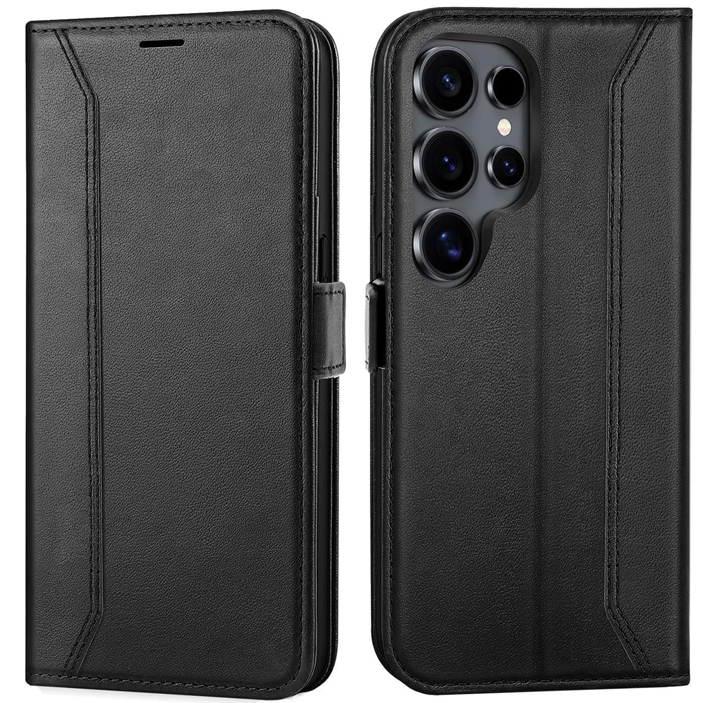 CoolGadget Handyhülle Book Case Elegance Tasche für Samsung Galaxy S25 Ultra 6,9 Zoll, Hülle Magnet Klapphülle Flip Case für Samsung S25 Ultra Schutzhülle