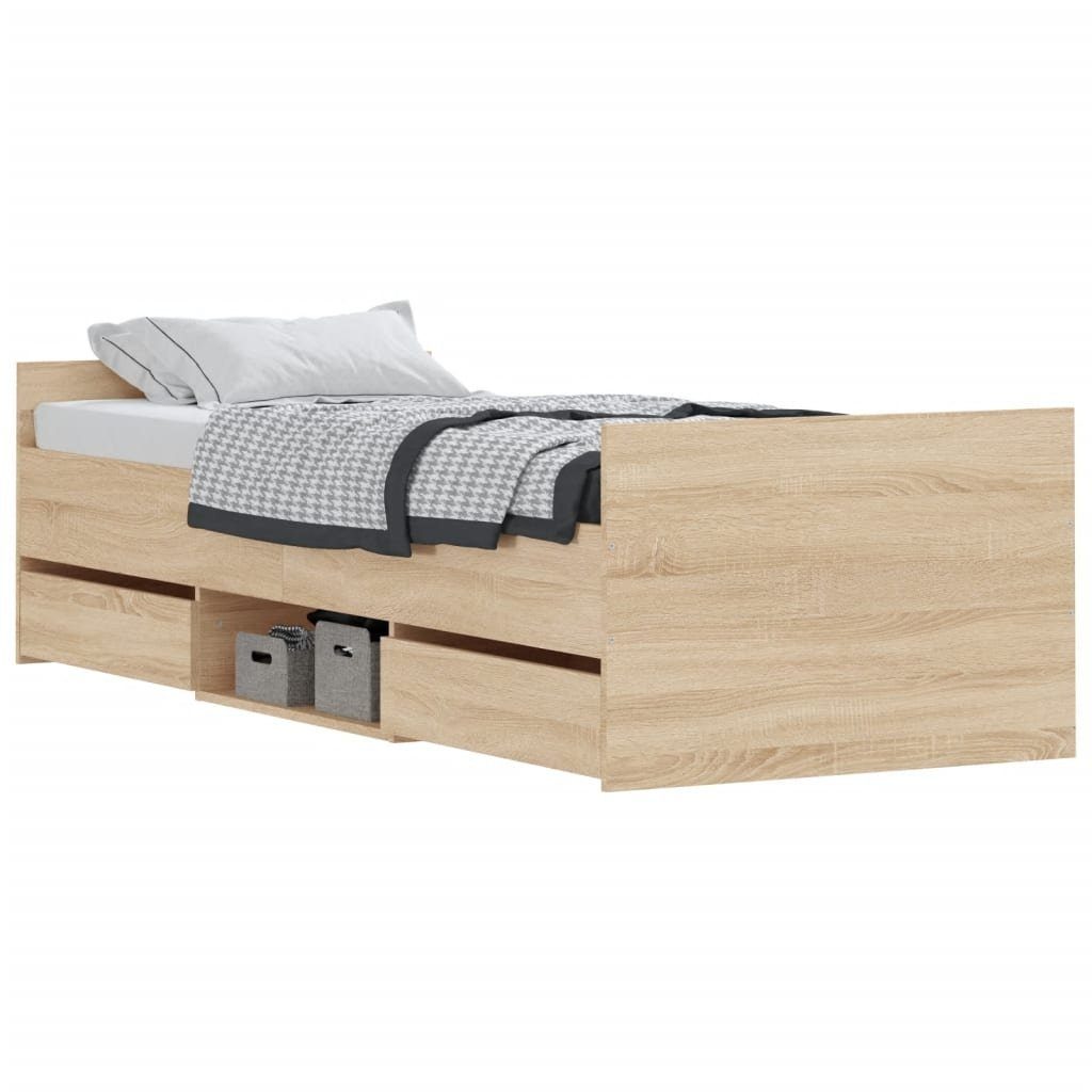 vidaXL Bett Bettgestell mit Kopf- und günstig online kaufen