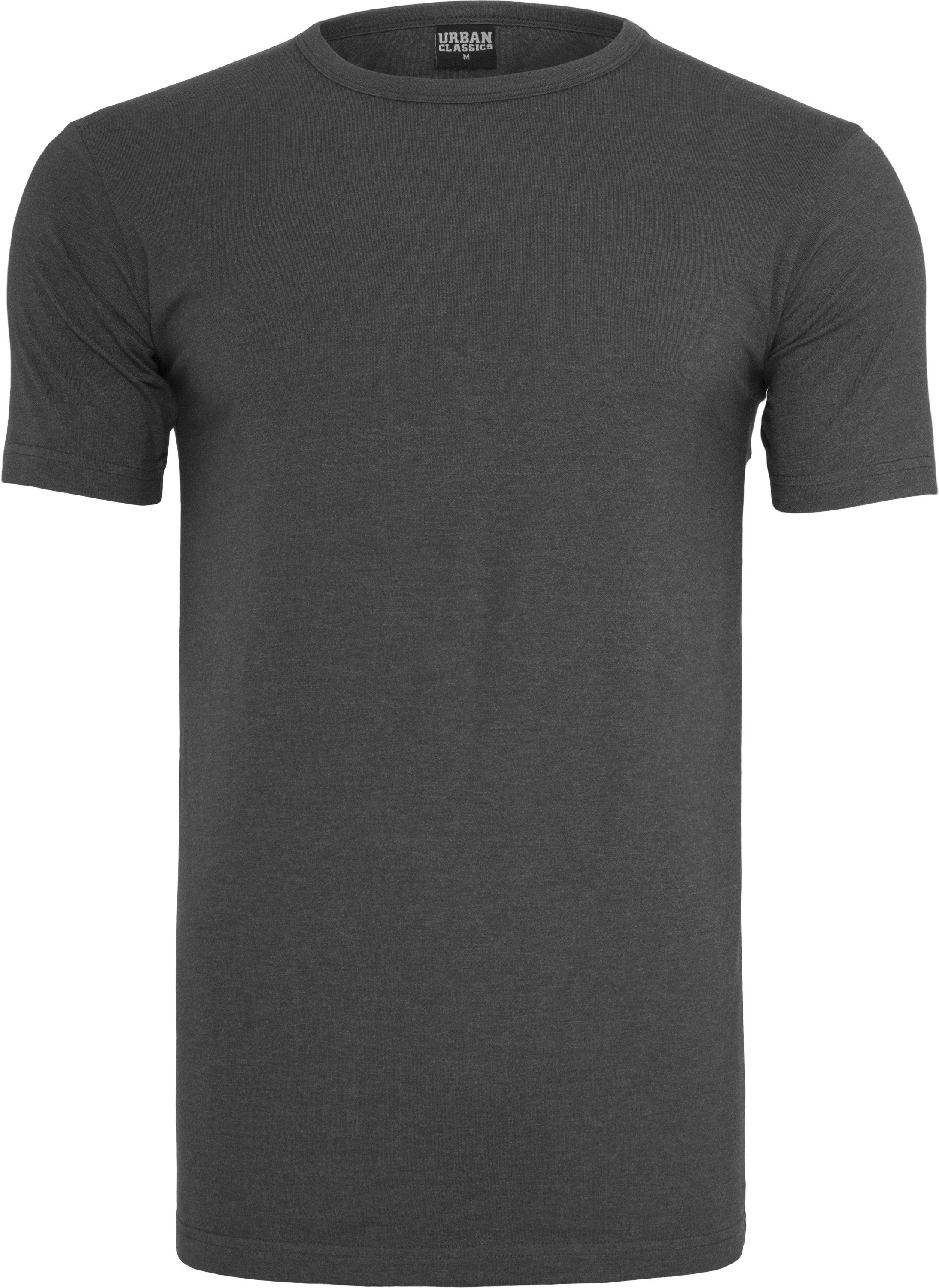 URBAN CLASSICS T-Shirt T-Shirt Fitted Stretch charcoal (1-tlg) Tee