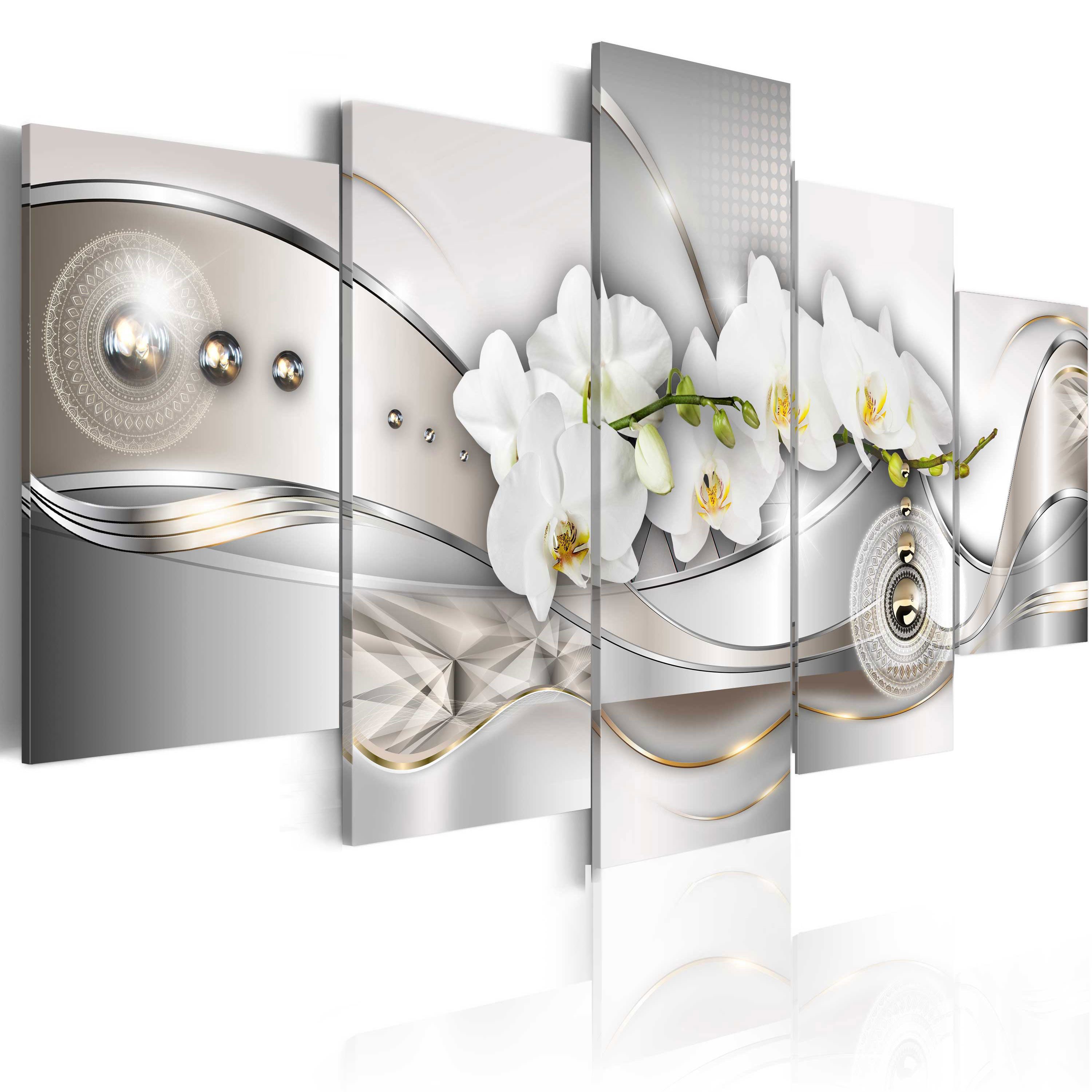 Leinwandbild - Pearl Dance of Orchids