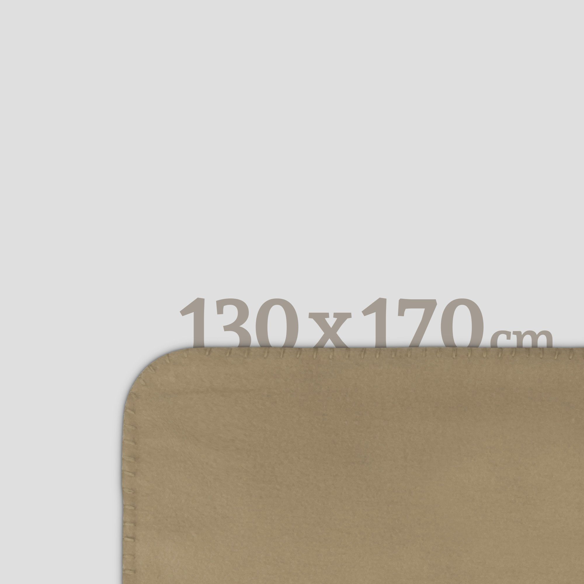 Wohndecke Fleece mit Kettelrand 130x170 cm, Bestlivings, Fleecedecke, samtweich, angenehm leicht, 30°C waschbar, OEKO-TEX – Bild 2 von 5