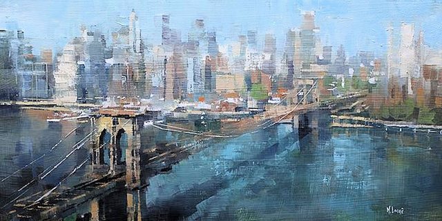 my home Kunstdruck »M. LAGUE / Brooklyn Bridge«, (1 Stück)-Otto