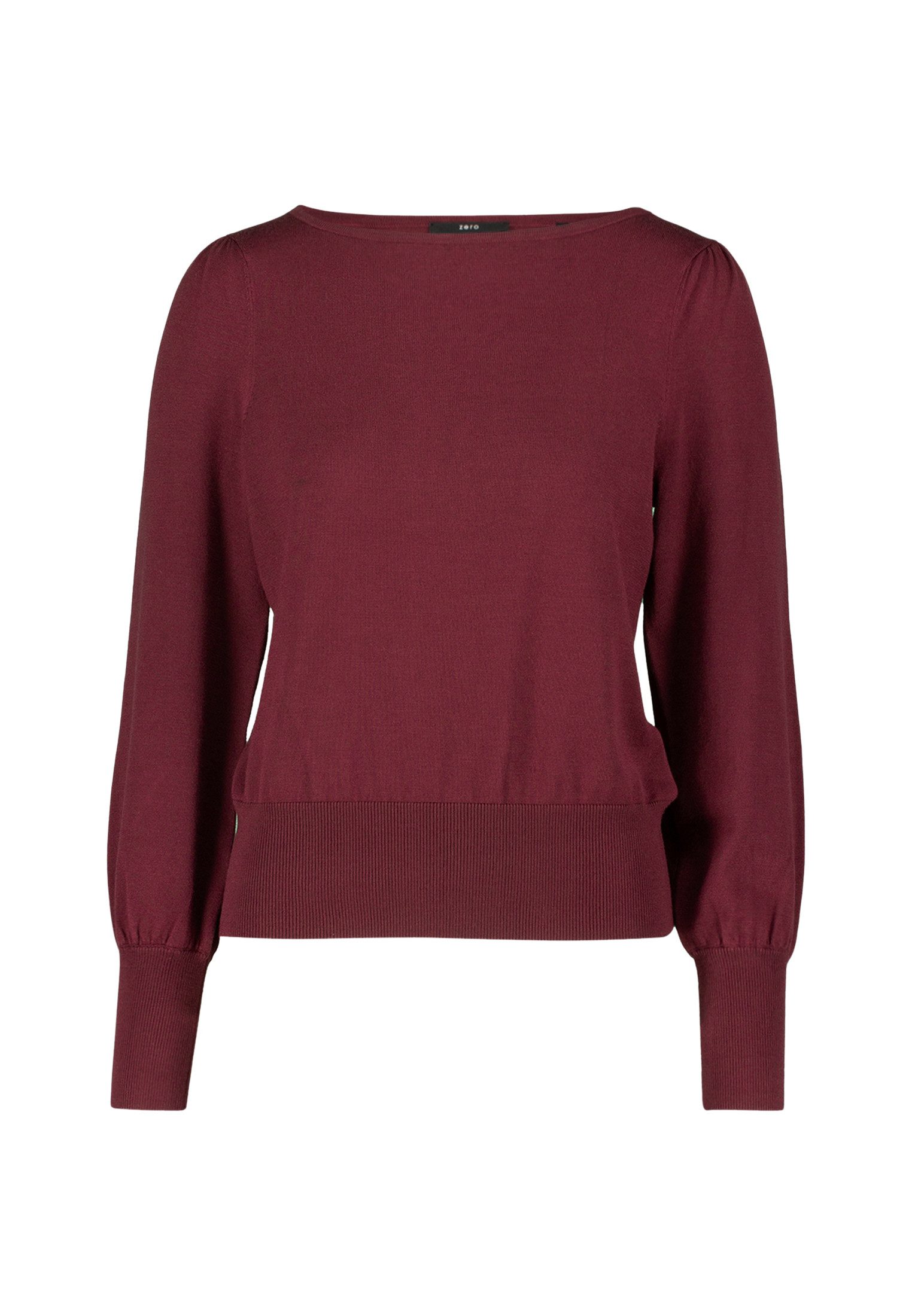 Zero Strickpullover Damen Strickpullover mit Ballonärmeln günstig online kaufen