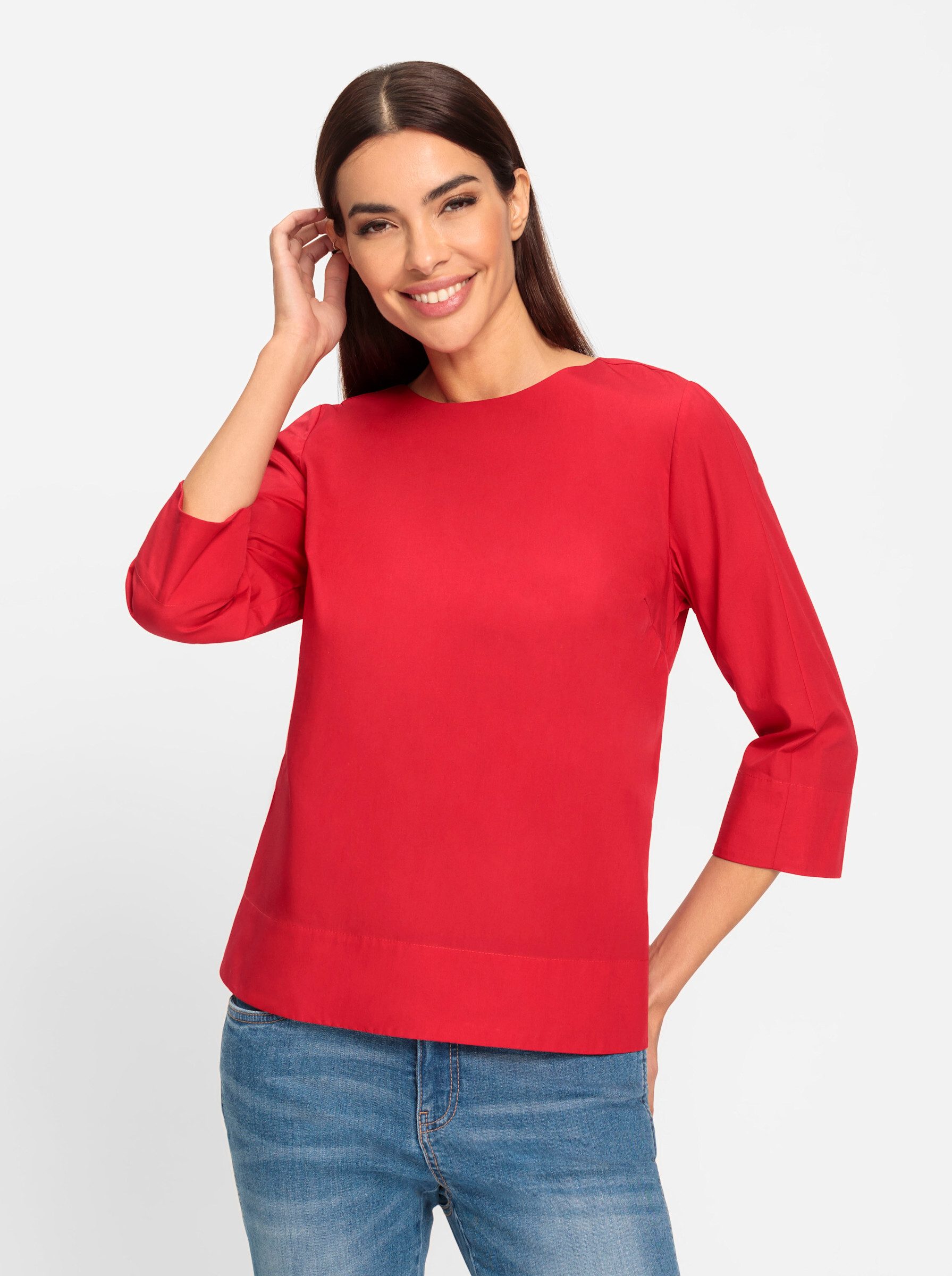 heine Klassische Bluse Bluse 3/4-Arm