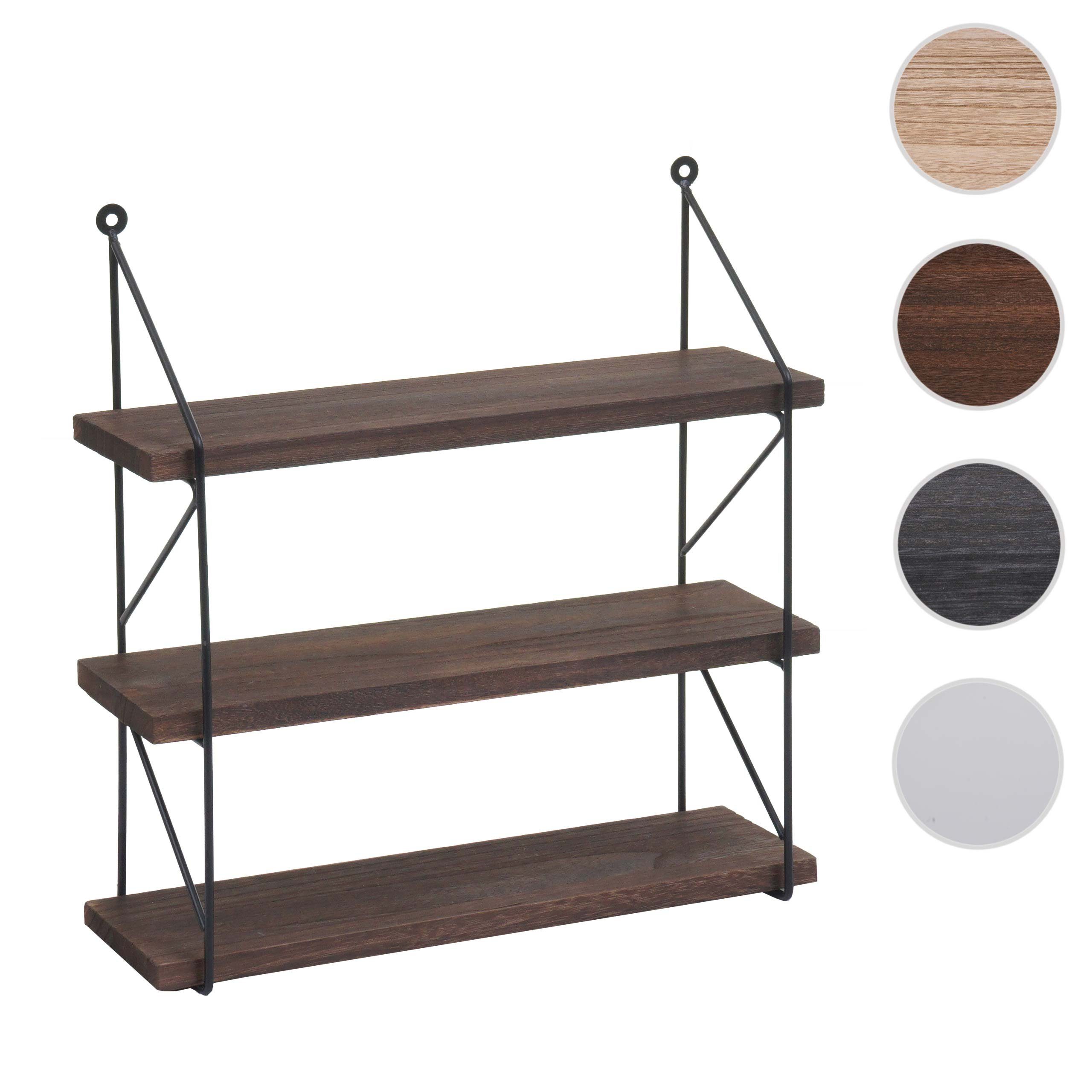 MCW Wandregal MCW-K78, Drei Regalböden, Industriedesign günstig online kaufen