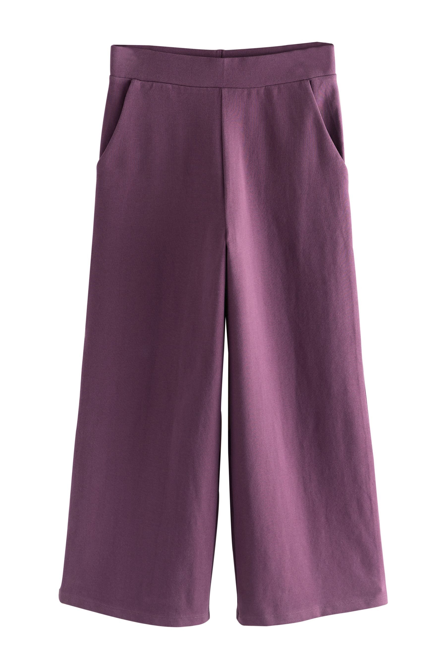 Leggings Jersey-Hose mit weitem Bein