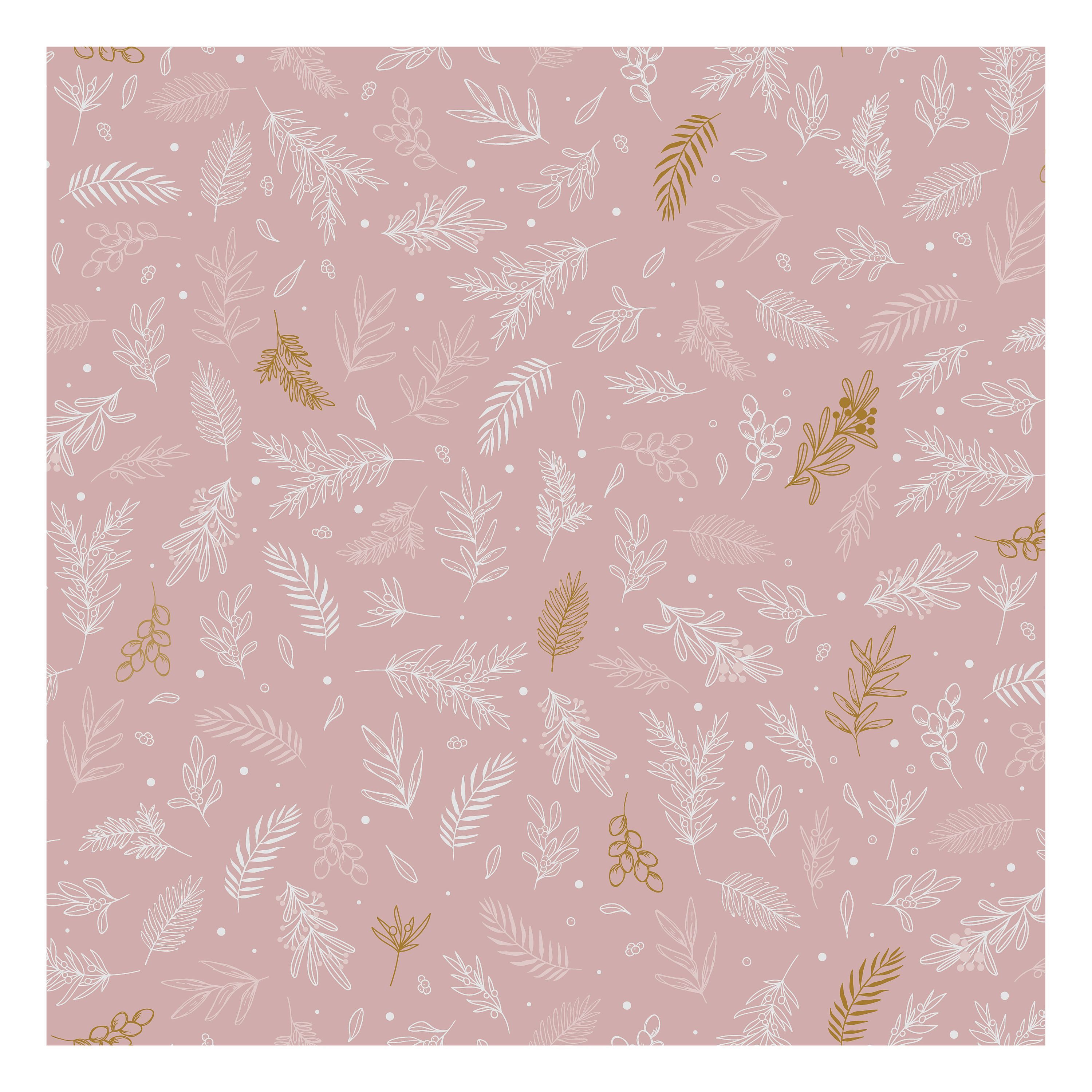 Ib Laursen Geschirrtuch Ib Laursen 50 St. Servietten Papierservietten 40x40cm Rosa