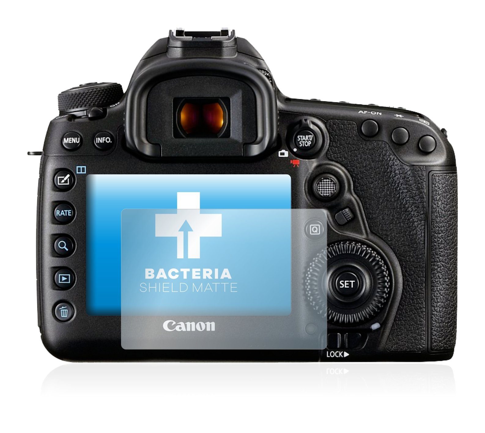 upscreen Schutzfolie für Canon EOS 5D Mark IV, Displayschutzfolie, Folie  Premium matt entspiegelt antibakteriell