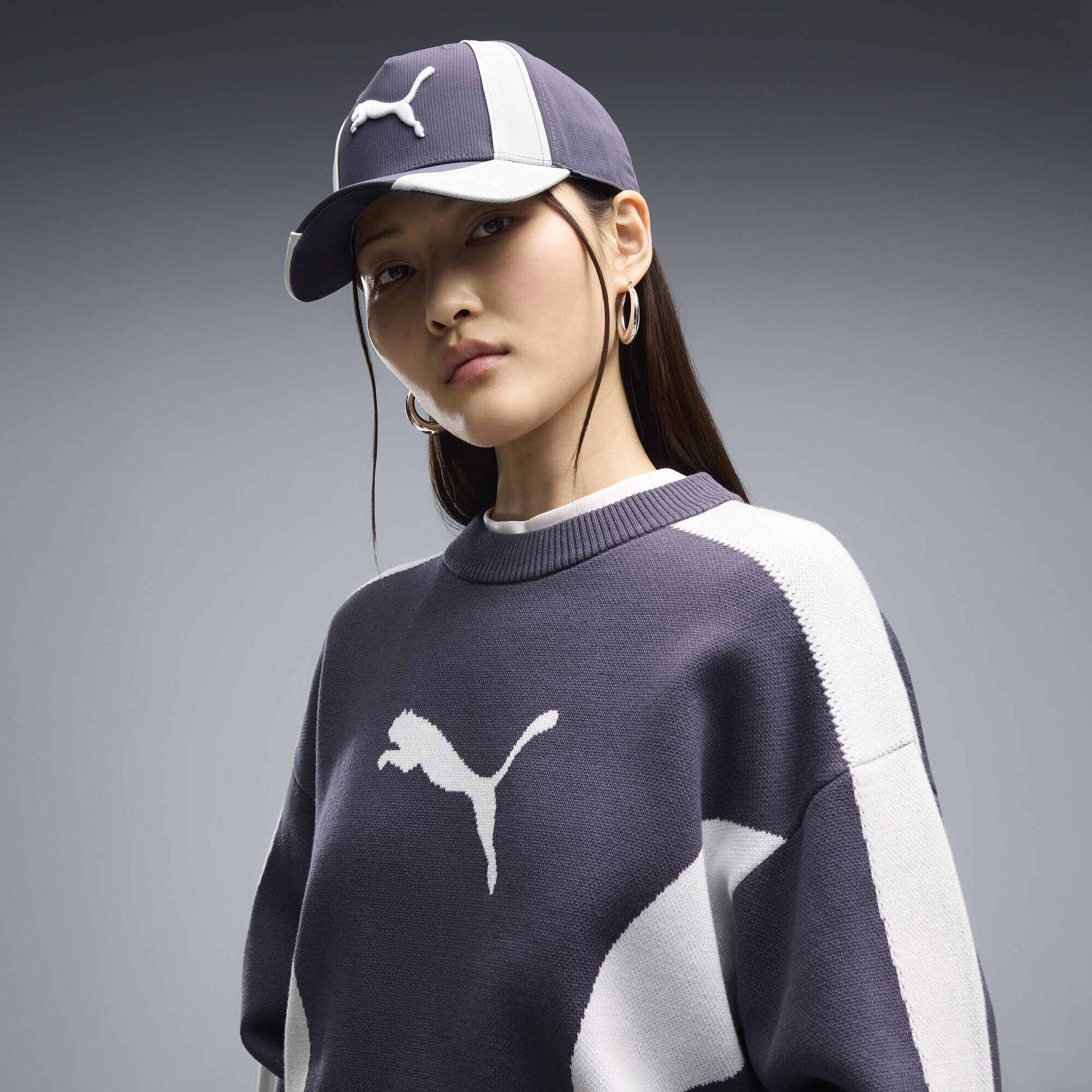 PUMA Strickjacke T7 Relaxed Strickpullover Erwachsene