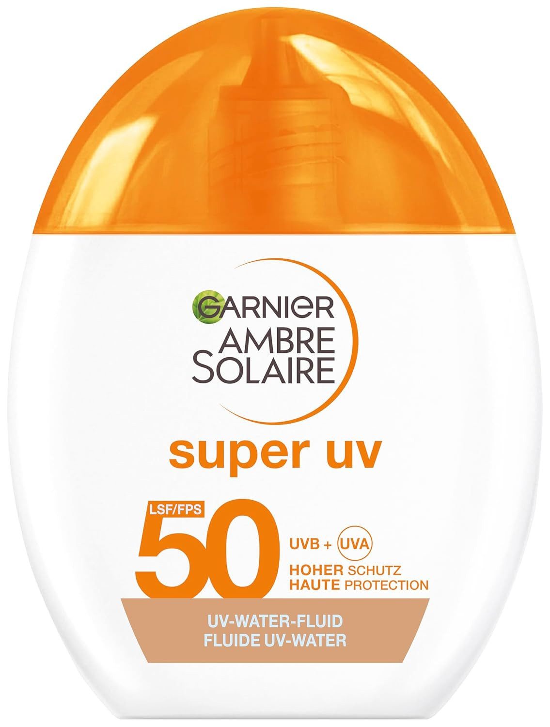 GARNIER Getönte Gesichtscreme Ambre Solaire Super UV UV-Water-Fluid LSF 50