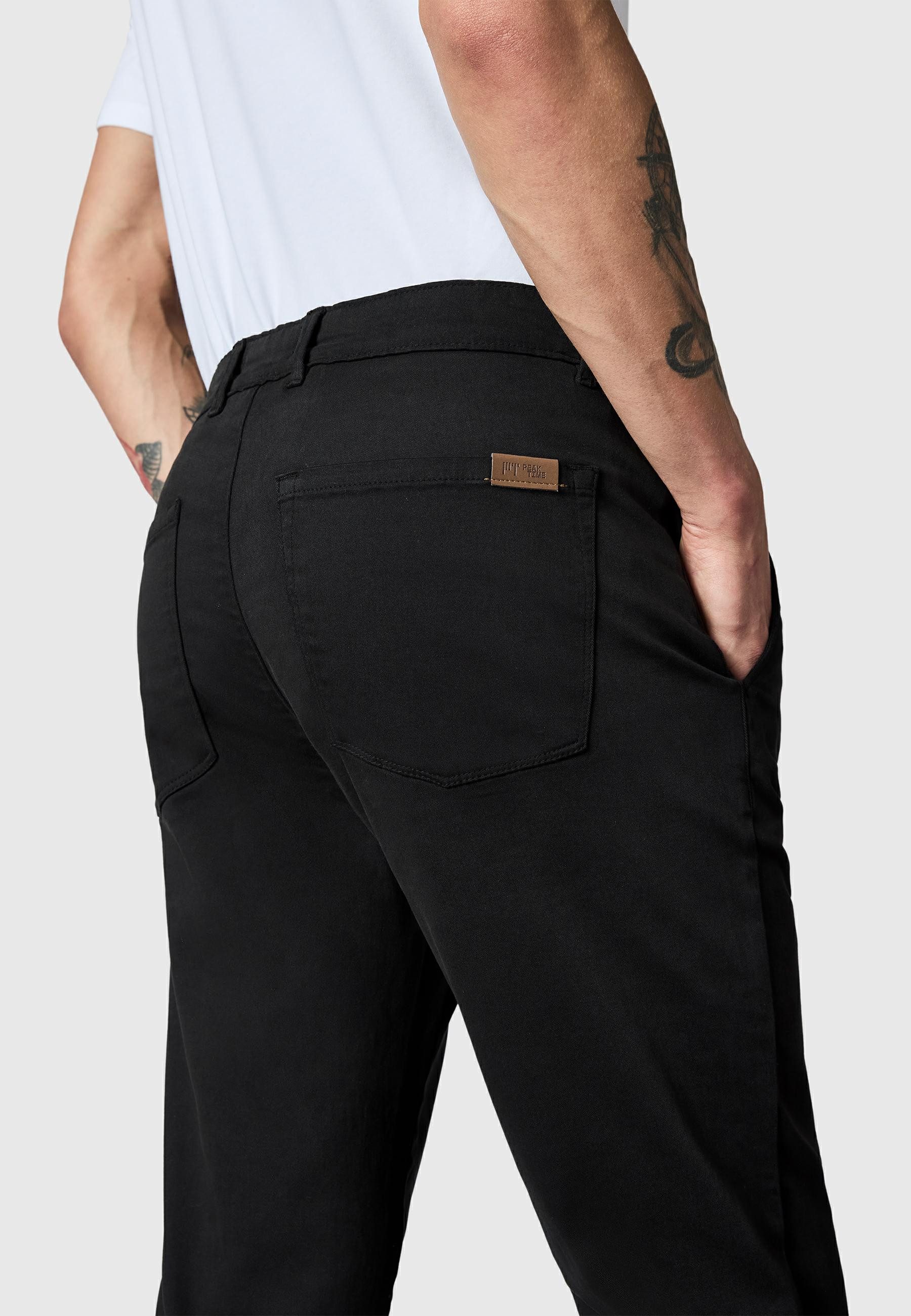 PEAK TIME Chinohose Solon Elegante Herrenhose mit Bio-Baumwolle